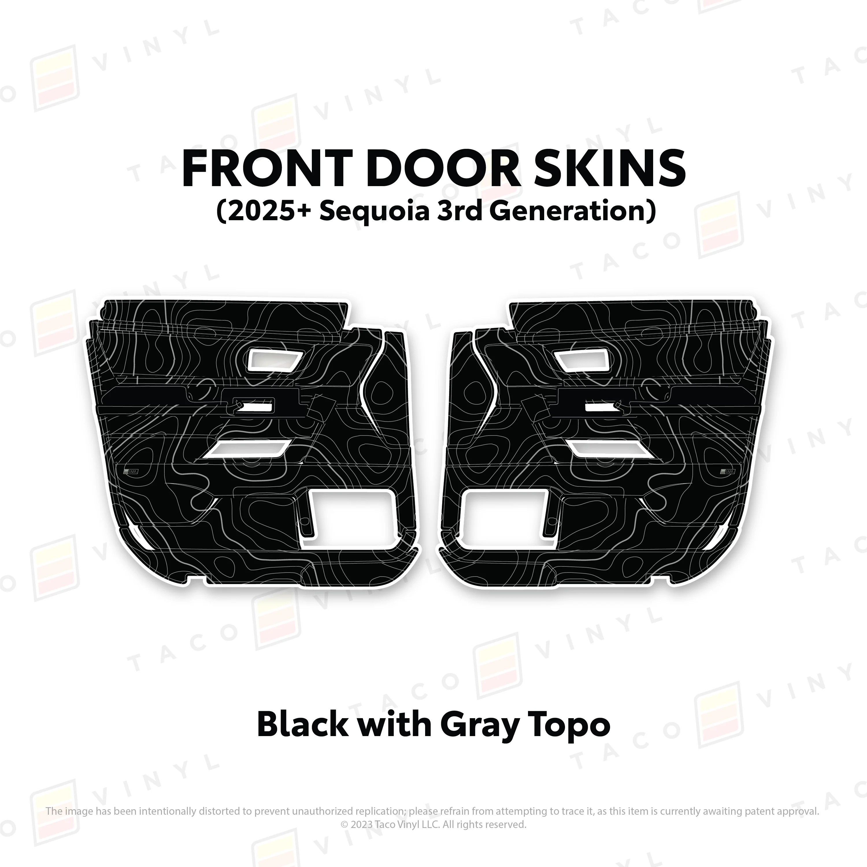 Taco Vinyl Door Skins for Sequoia (2023-2026) - Image 11