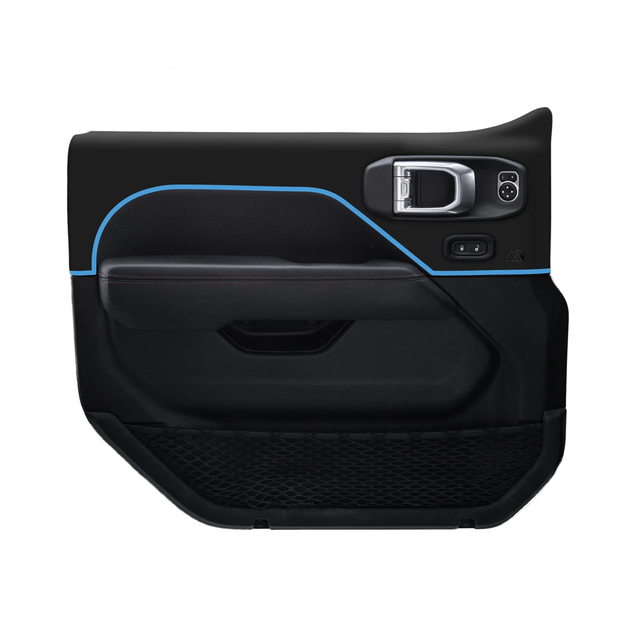 Adventure Life USA Door Skins Matte Black for Wrangler JL (2018-2024) - Image 3
