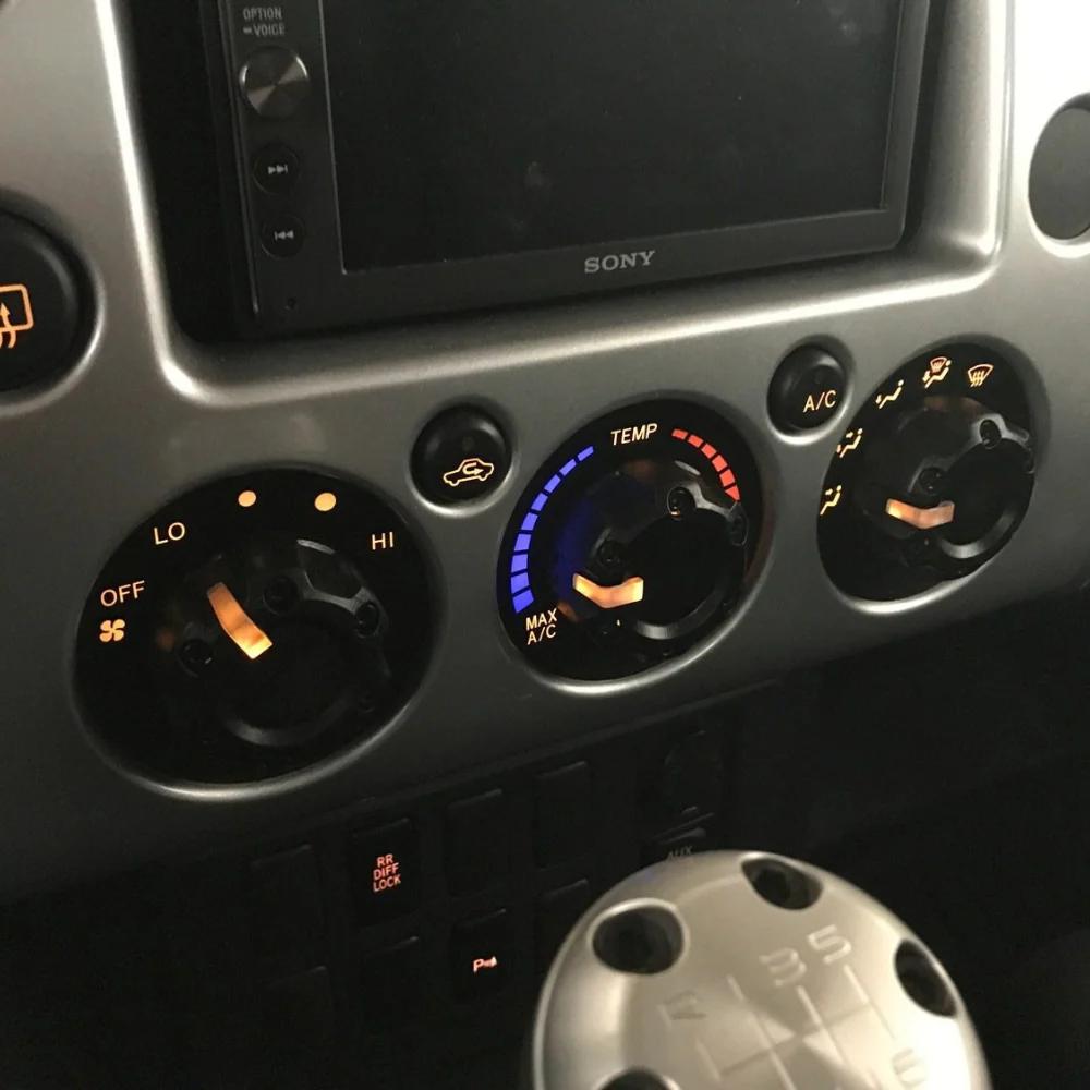 AJT Design Climate Knobs for FJ Cruiser (2007-2014) - Image 7