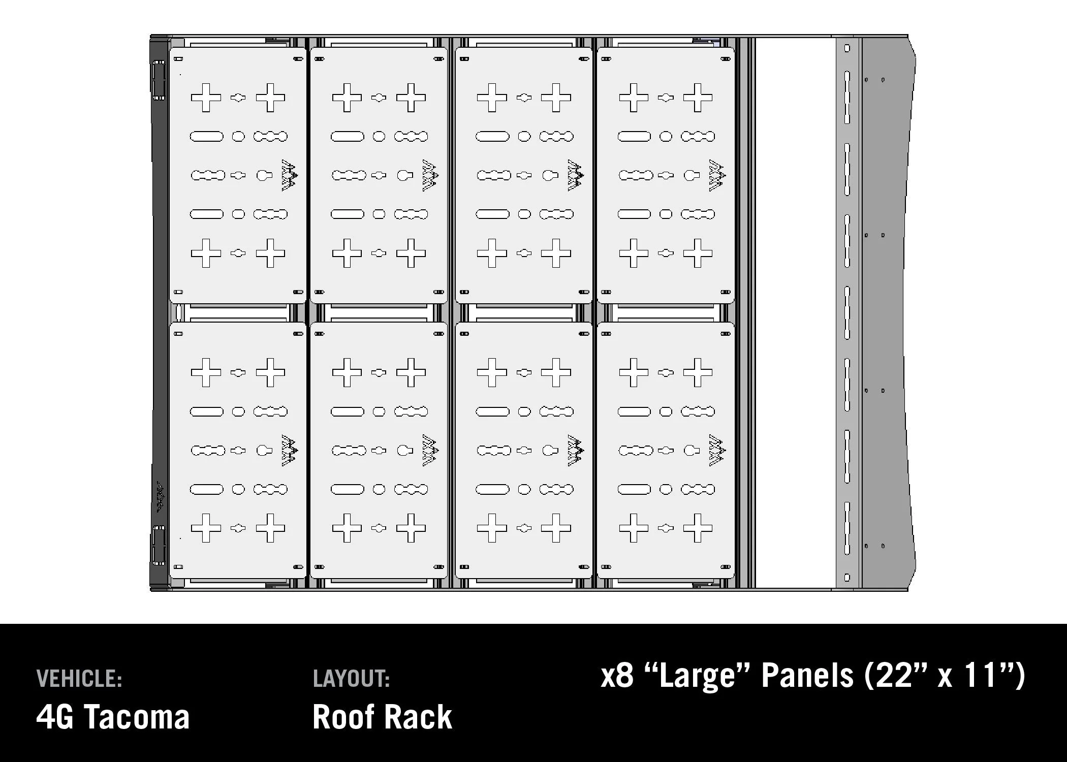 Backwoods Adventure Mods DRIFTR Roof Rack Deck Accessory Panels - Image 15