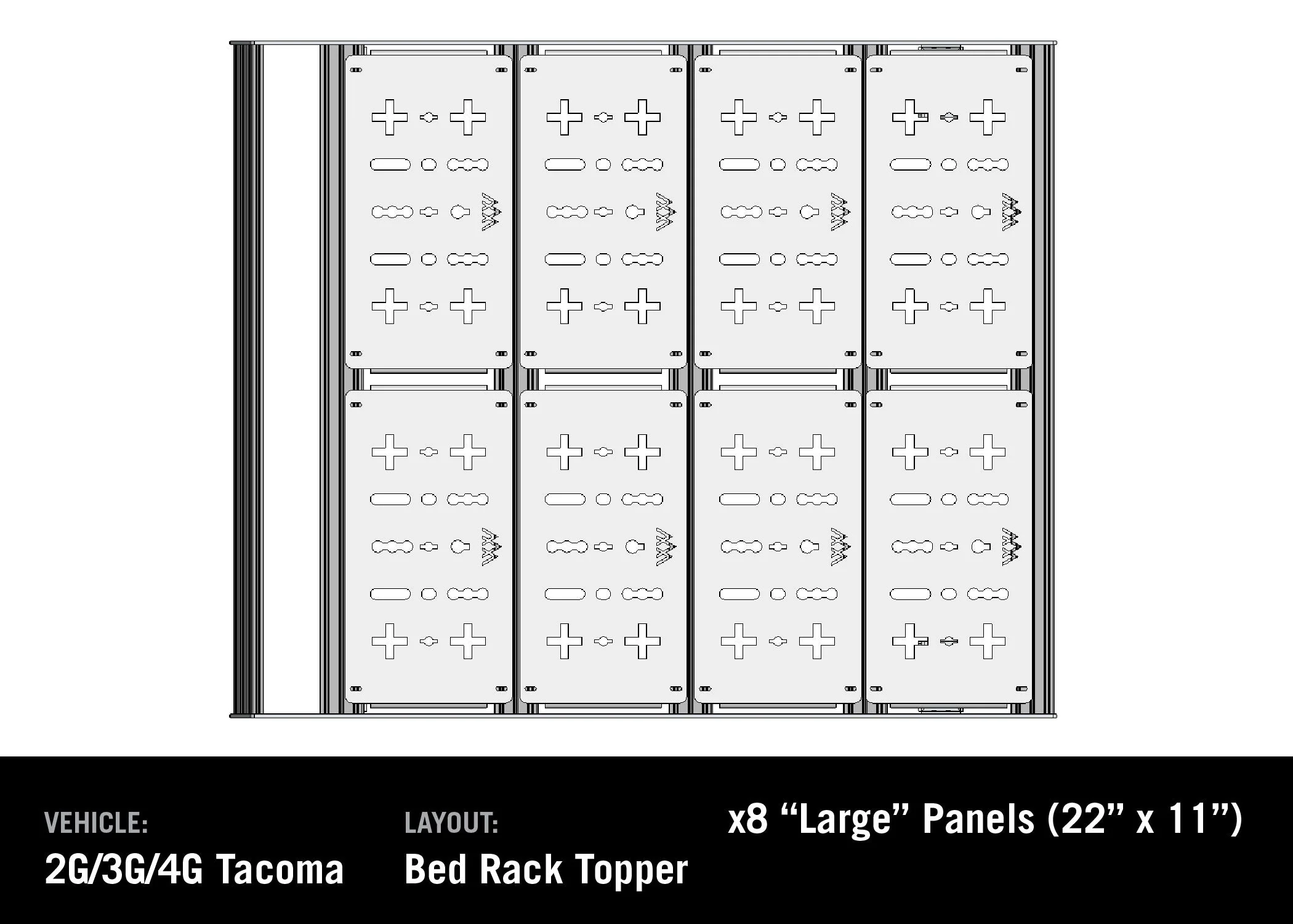Backwoods Adventure Mods DRIFTR Roof Rack Deck Accessory Panels - Image 17