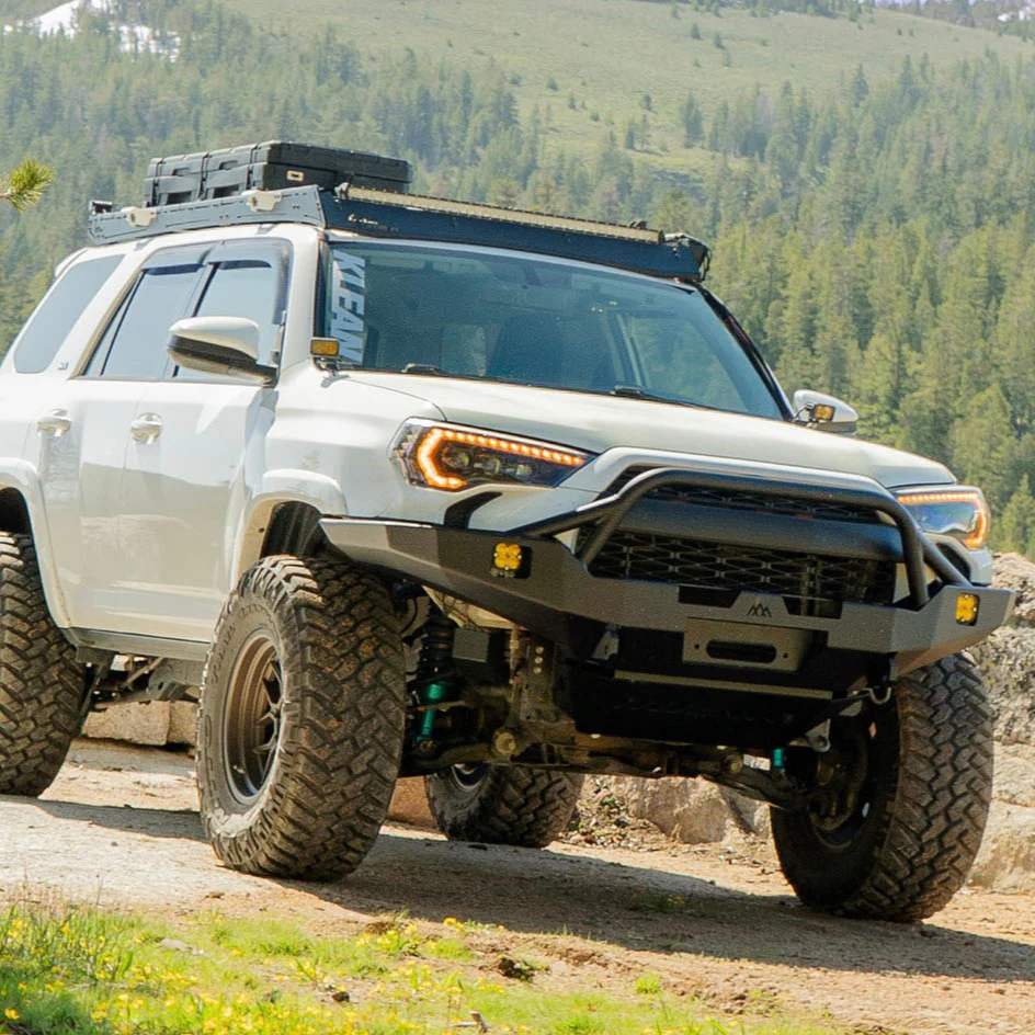 Backwoods Adventure Mods Hi-Lite Overland Front Bumper with PreRunner Bull Bar for 4Runner (2010-2024) - Image 7