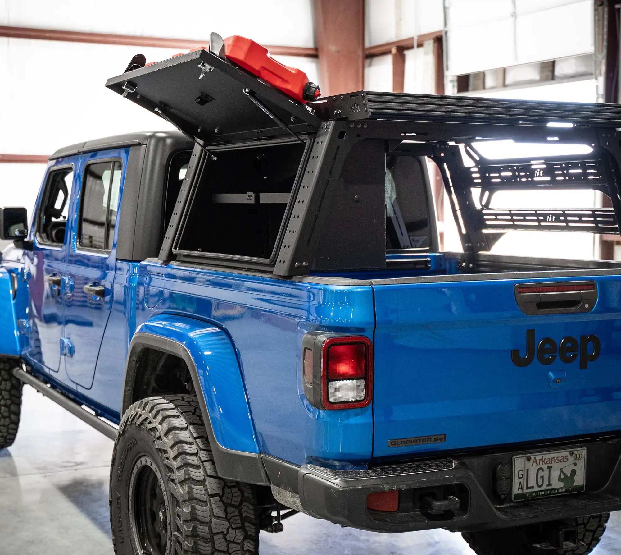 Backwoods Adventure Mods Overland Bed Rack Storage Box for Jeep Gladiator (2020-2026) - Image 9