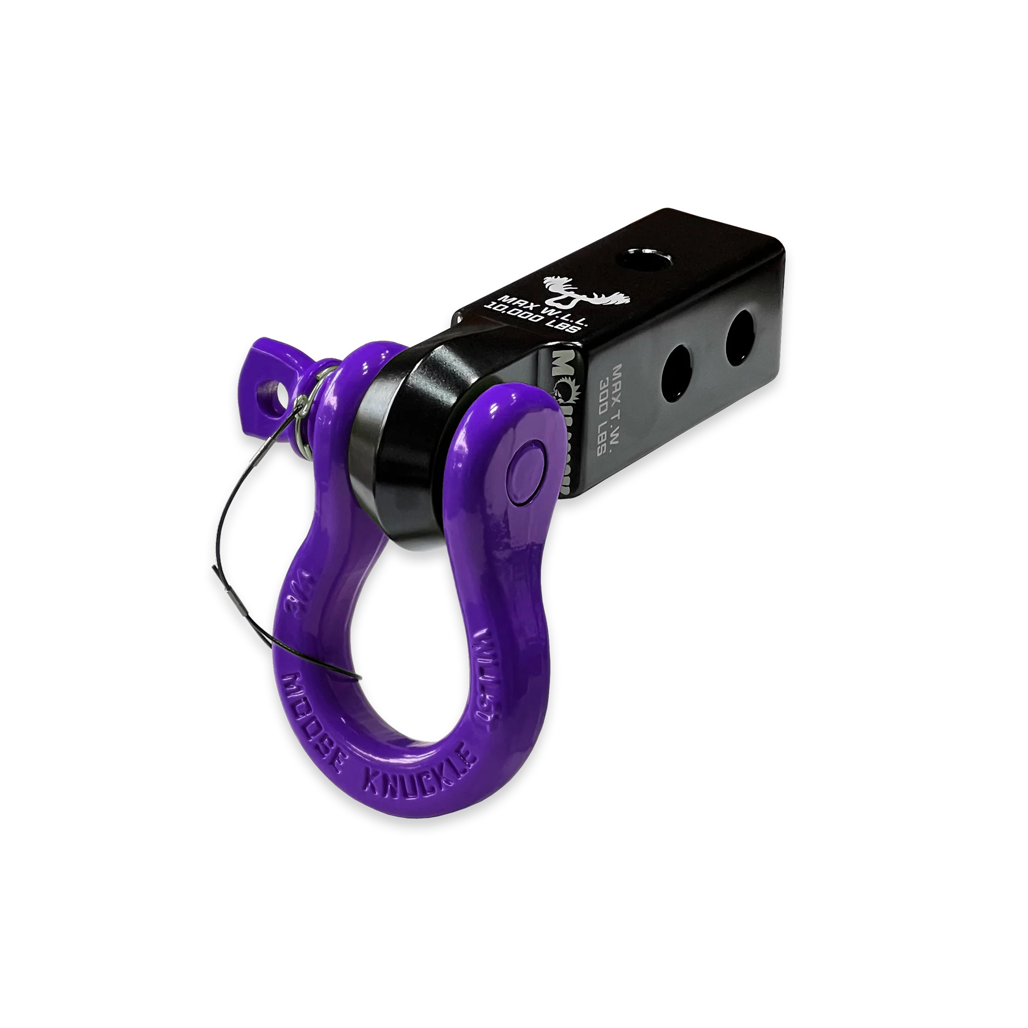 Black B'oh 3/4 Spin Pin Shackle and  Black Mohawk 2.0 Receiver Combo - Image 3