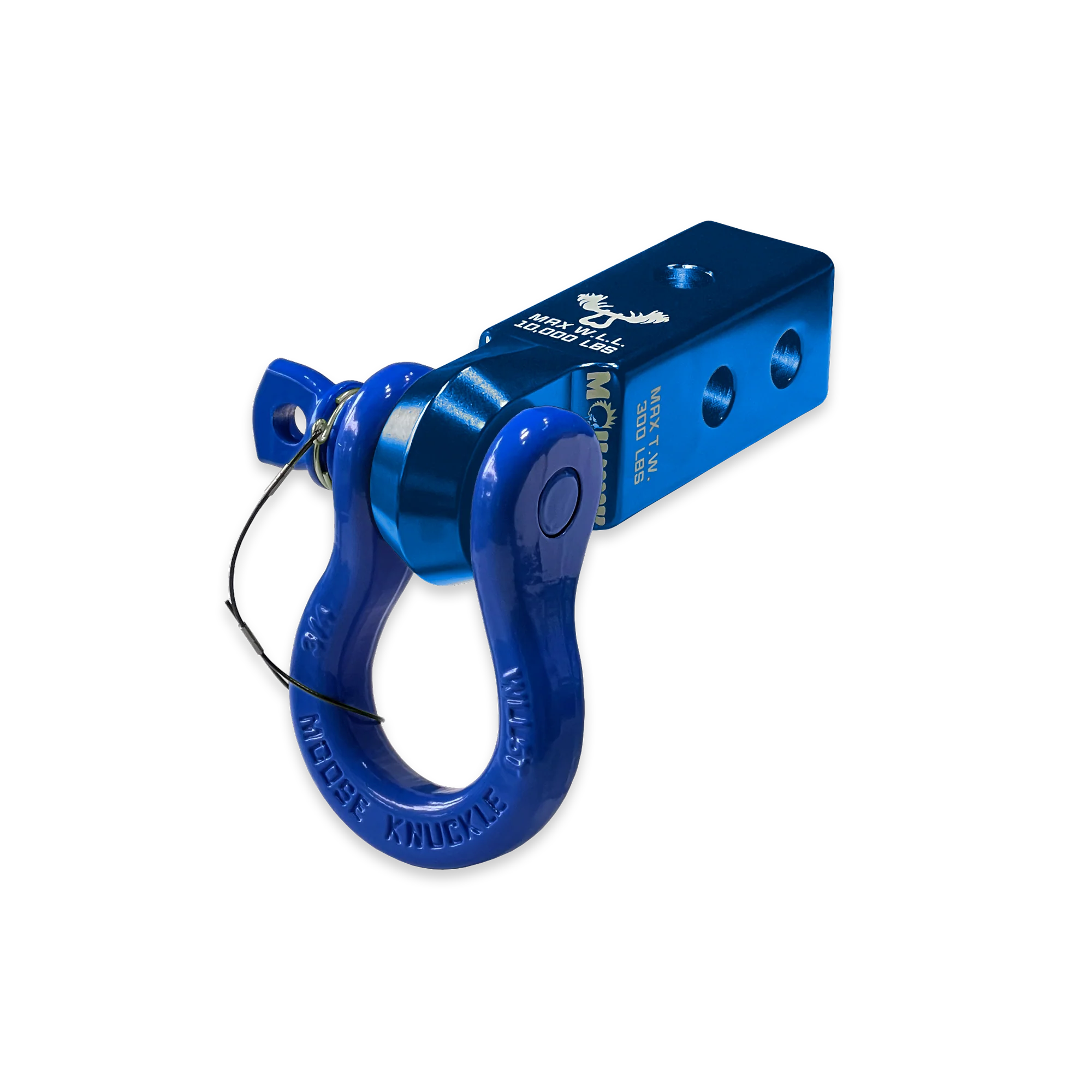 Blue B'oh 3/4 Spin Pin Shackle and Mohawk 2.0 Receiver Combo - Image 3