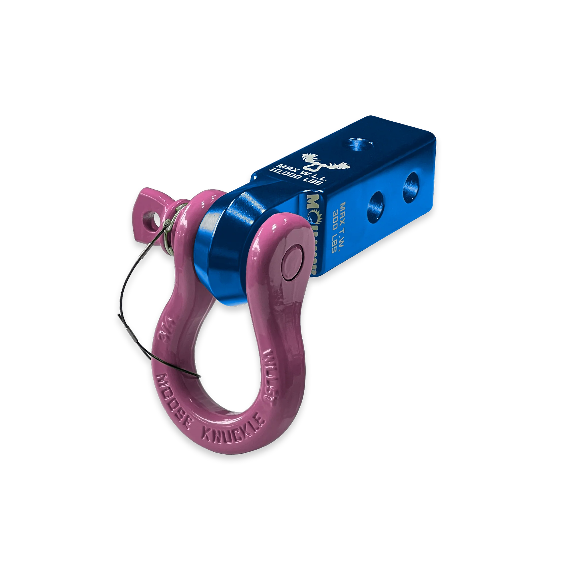 Blue B'oh 3/4 Spin Pin Shackle and Mohawk 2.0 Receiver Combo - Image 9