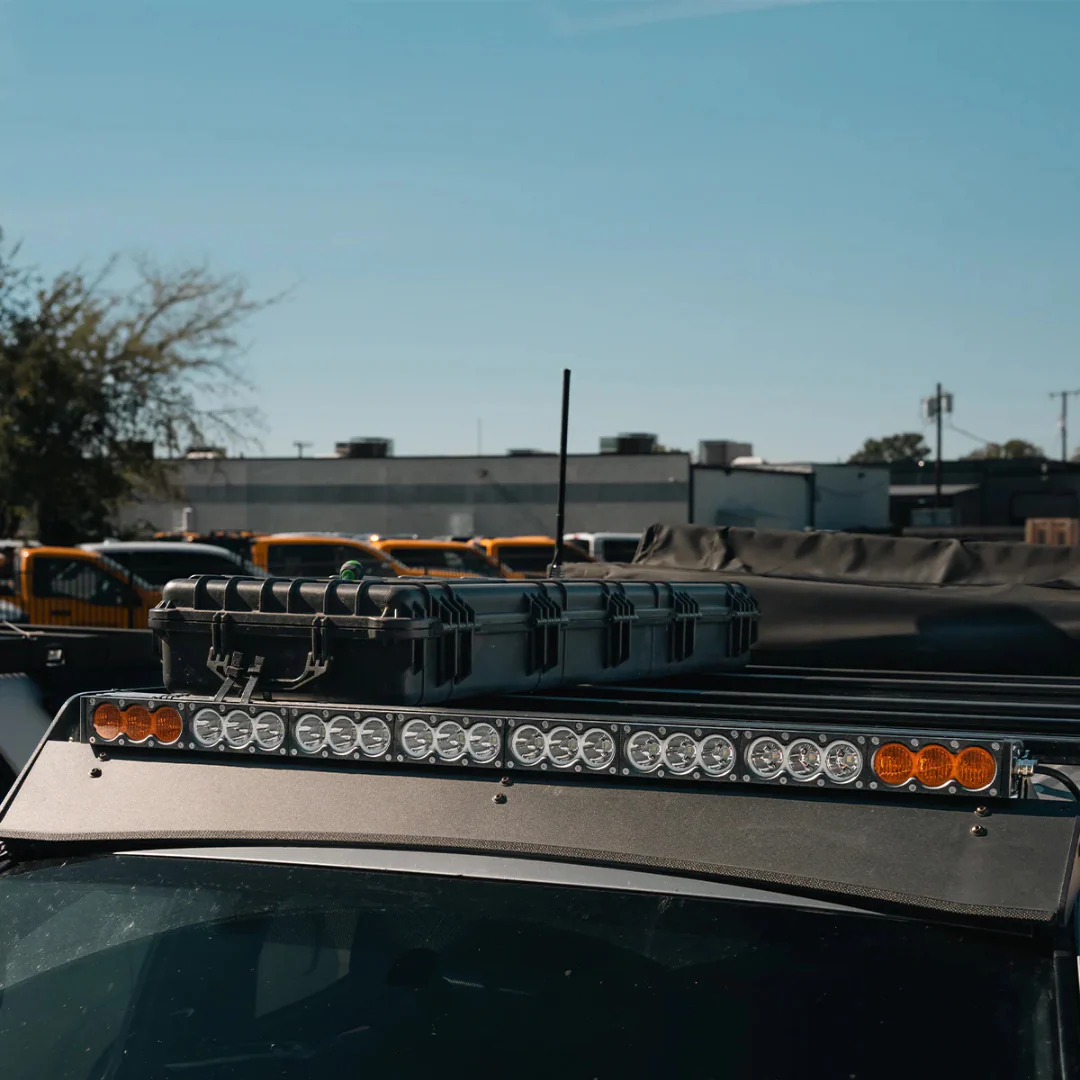 Cali Raised Dual Function Light Bar Sherpa Roof Rack Mounting Bracket Kit - Image 2