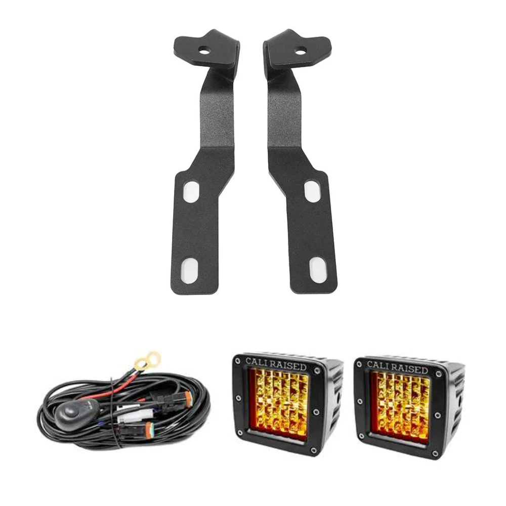 Cali Raised Low Profile LED Ditch Light Brackets Kit for RAV4 (2019-2024) - Image 5