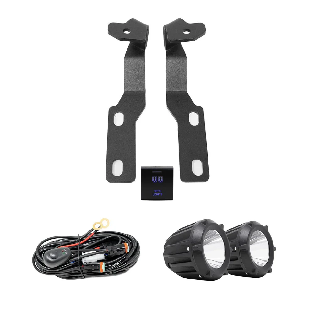 Cali Raised Low Profile LED Ditch Light Brackets Kit for RAV4 (2019-2024) - Image 8