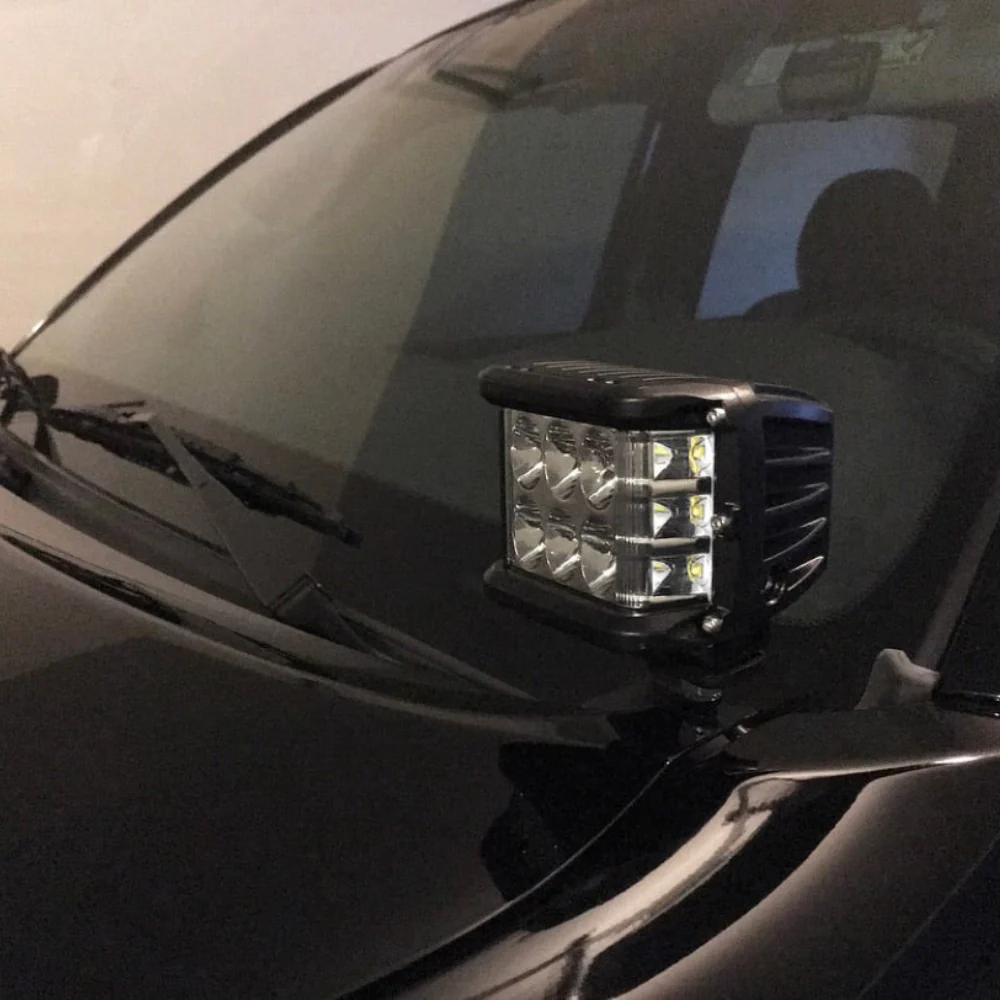 Cali Raised Low Profile LED Ditch Light Brackets Kit for Tundra (2014-2021) - Image 12