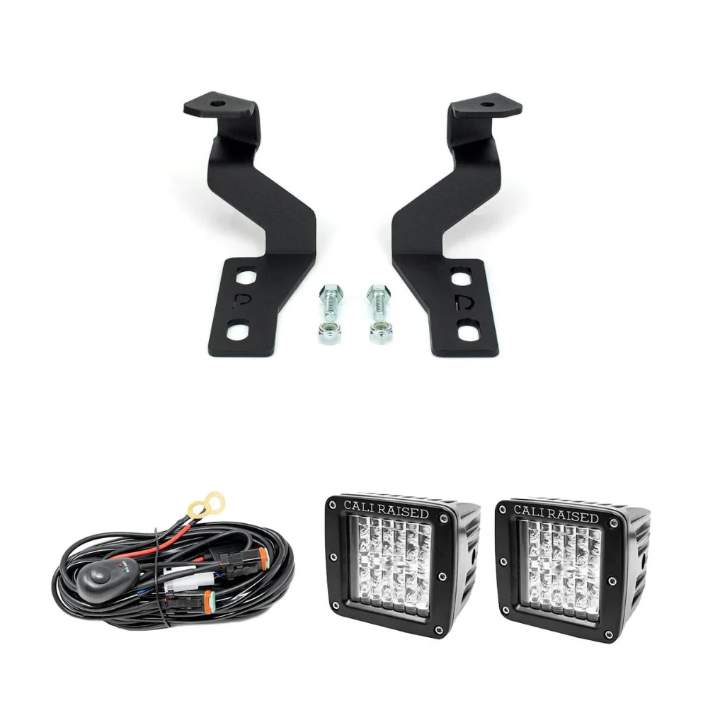 Cali Raised Low Profile LED Ditch Light Brackets Kit for Tundra (2014-2021) - Image 6