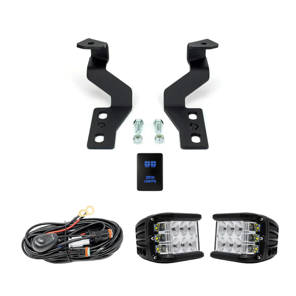 Cali Raised Low Profile LED Ditch Light Brackets Kit for Tundra (2014-2021) - Image 9