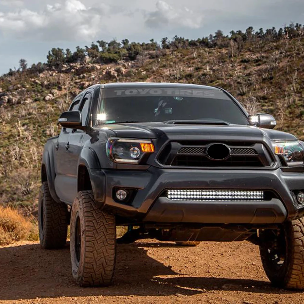 Cali Raised Low Profile LED Ditch Lights Brackets Kit for Tacoma (2005-2015) - Image 9
