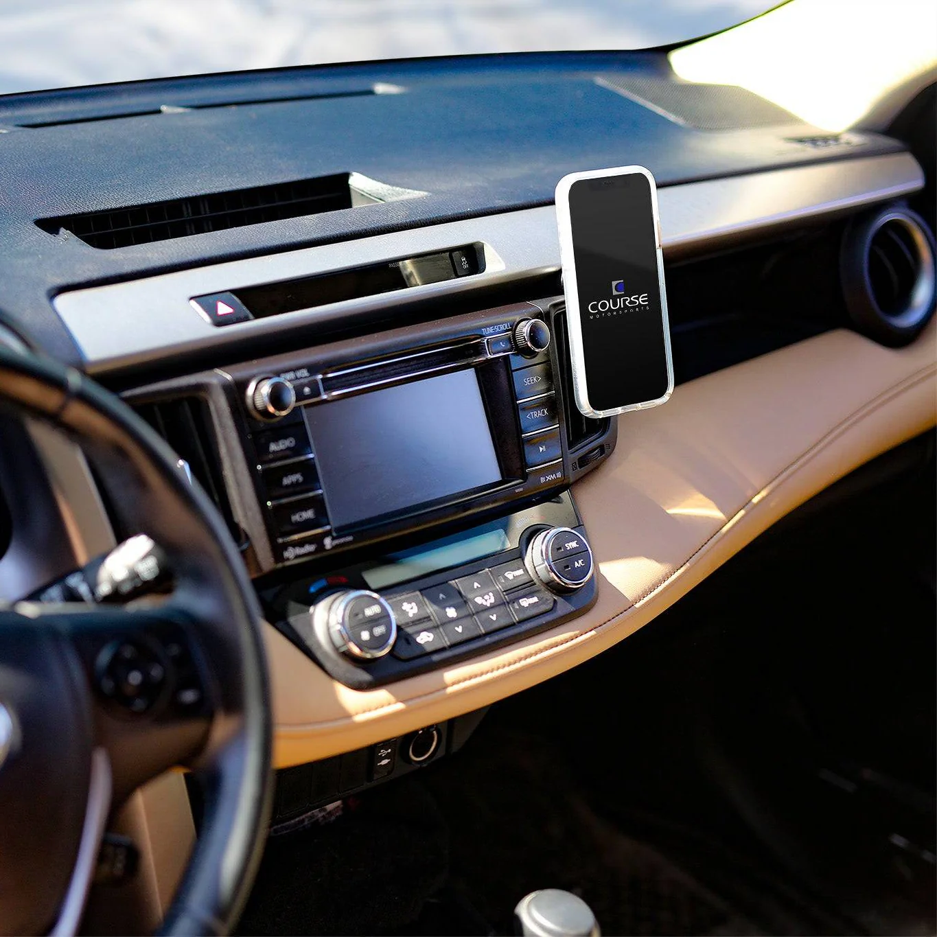 Course Motorsports Direct Fit Phone Mount for RAV4 (2013-2018) - Image 2