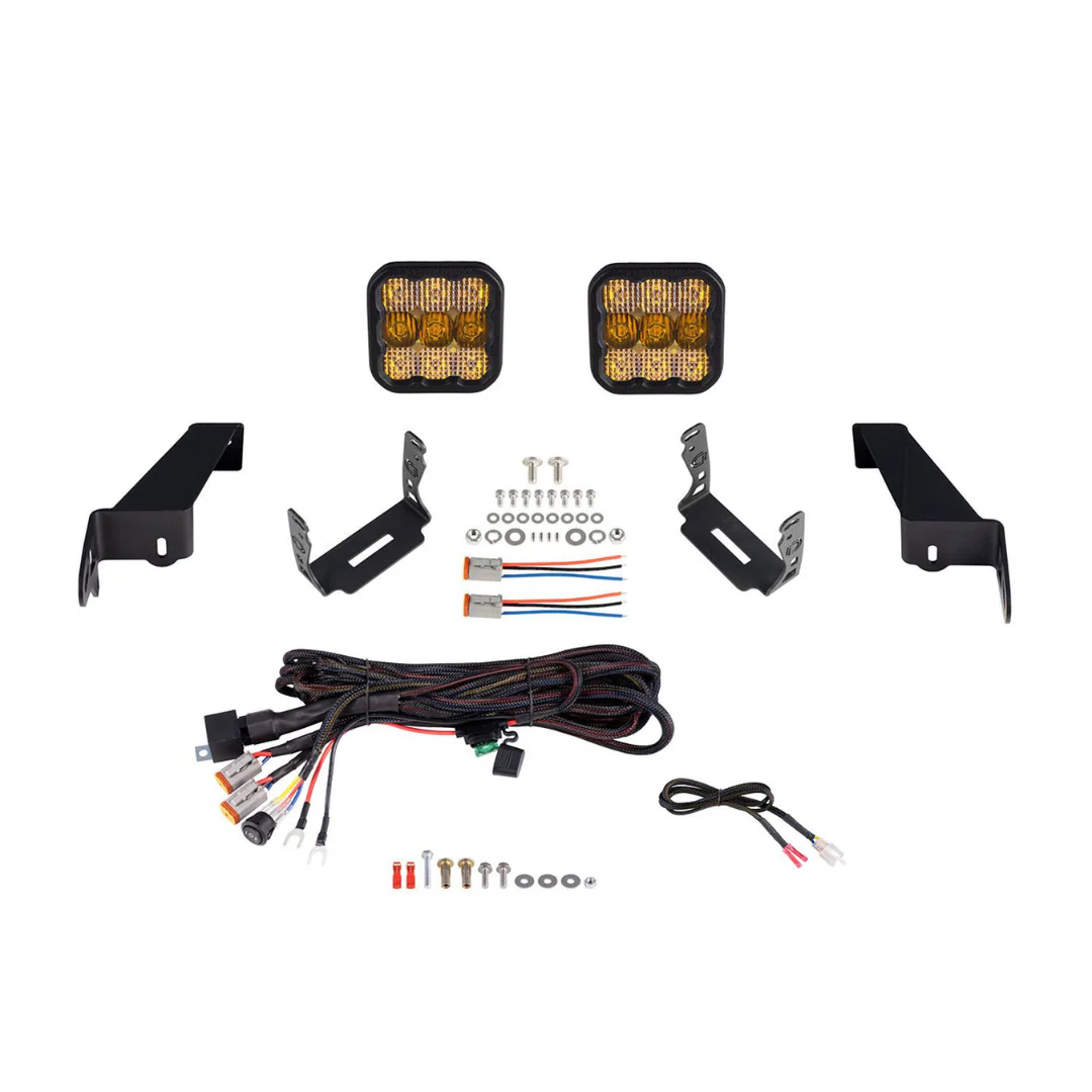 Diode Dynamics SS5 Bumper LED Pod Light Kit for Jeep JL Wrangler (2018-2025) - Image 7