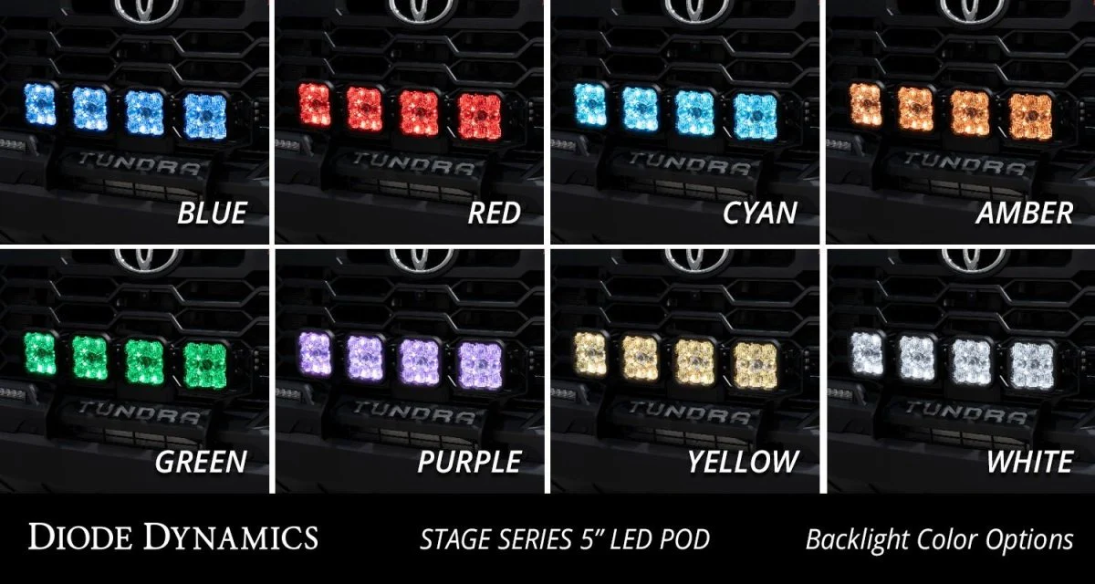 Diode Dynamics SS5 Grille CrossLink Light Bar Kit for Tundra (2022-2026) - Image 7