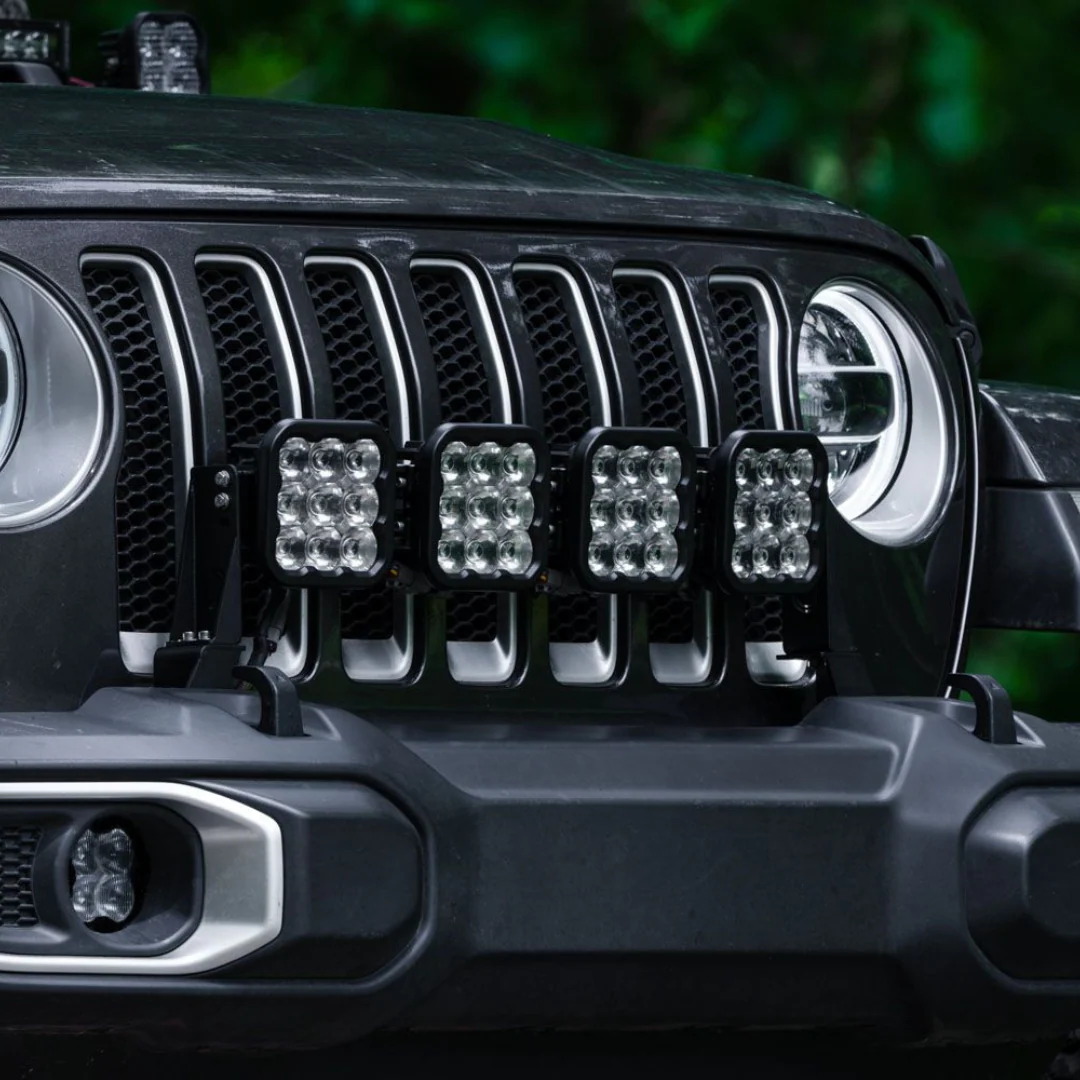 Diode Dynamics SS5 Grille CrossLink Lightbar for Jeep JL Wrangler (2018-2025) - Image 2