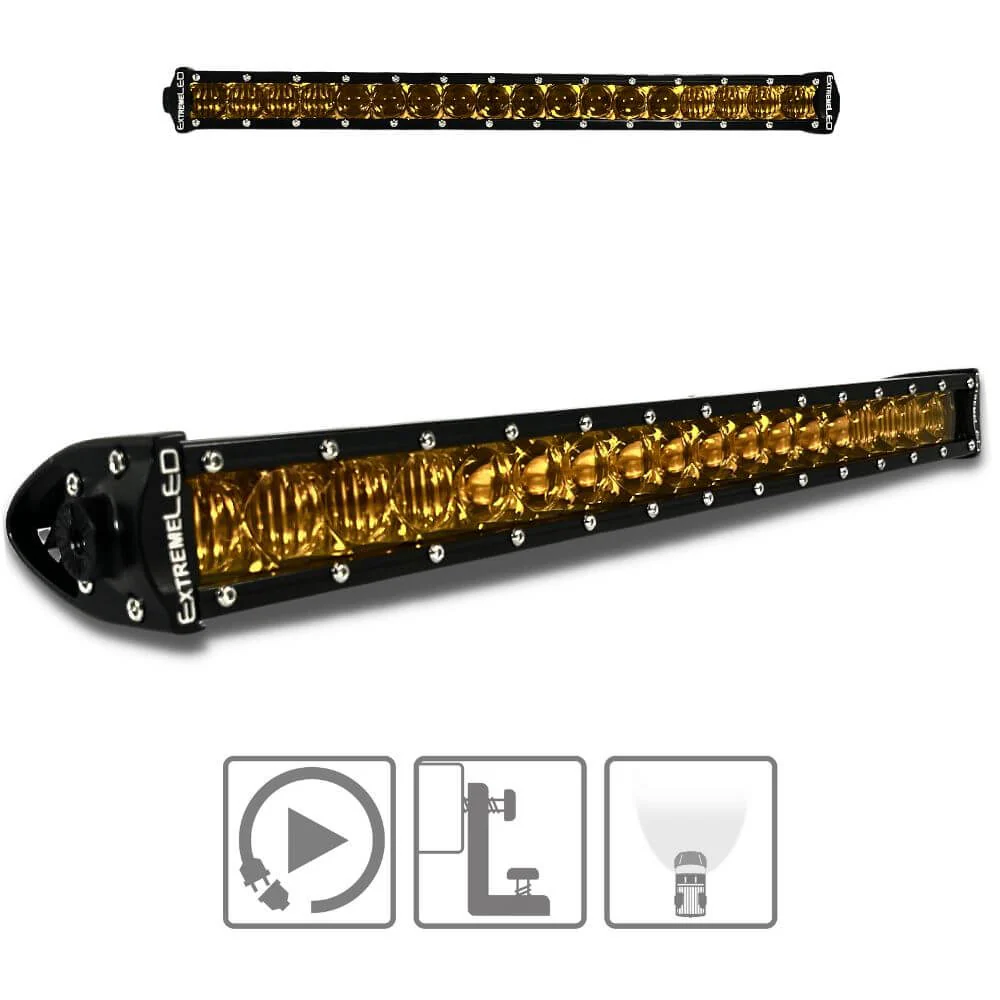 Extreme LED Single Row Amber LED Light Bar - Image 18