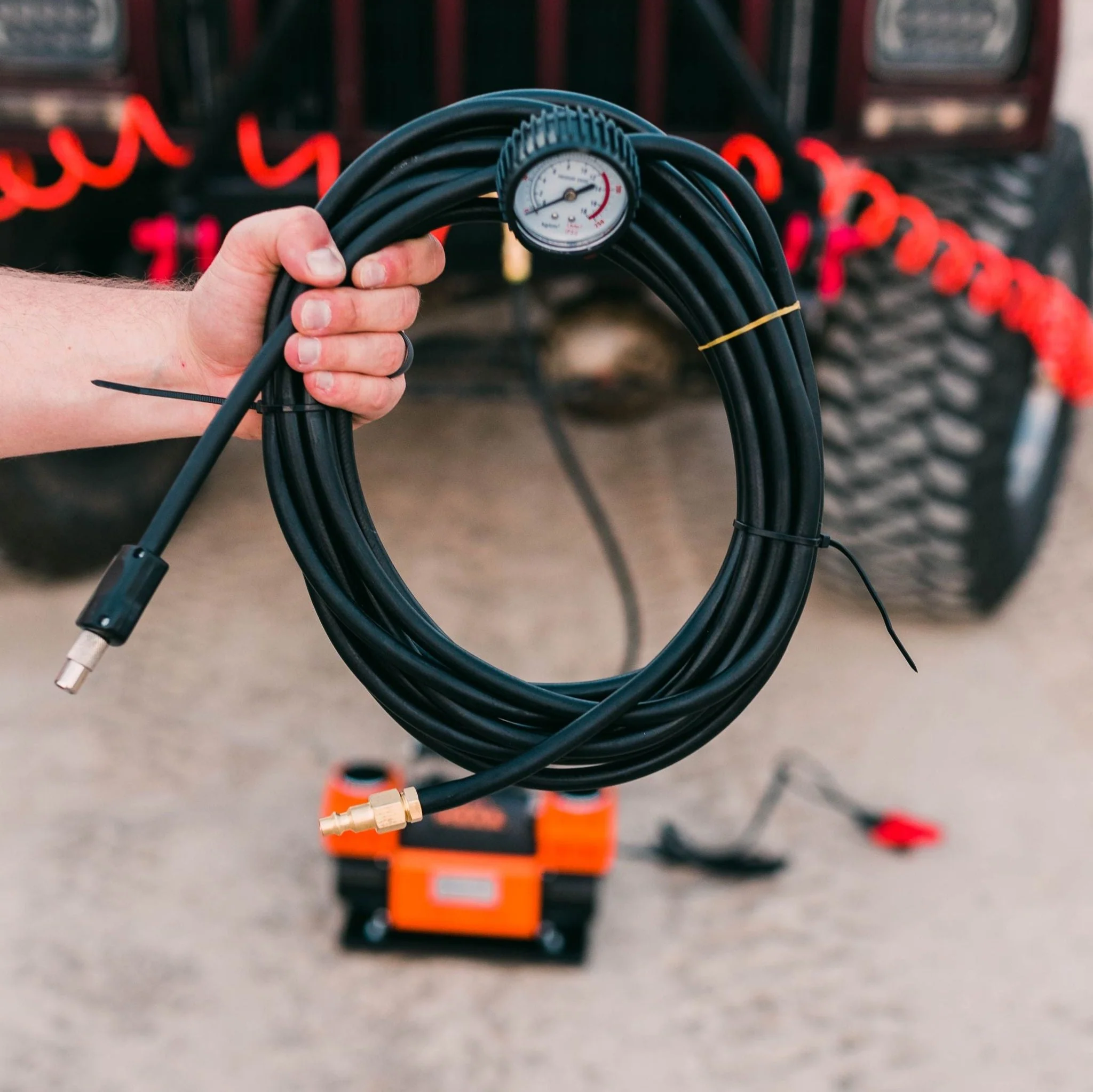 EZ Flate M.O.A.B. Portable Dual Air Compressor - Image 4