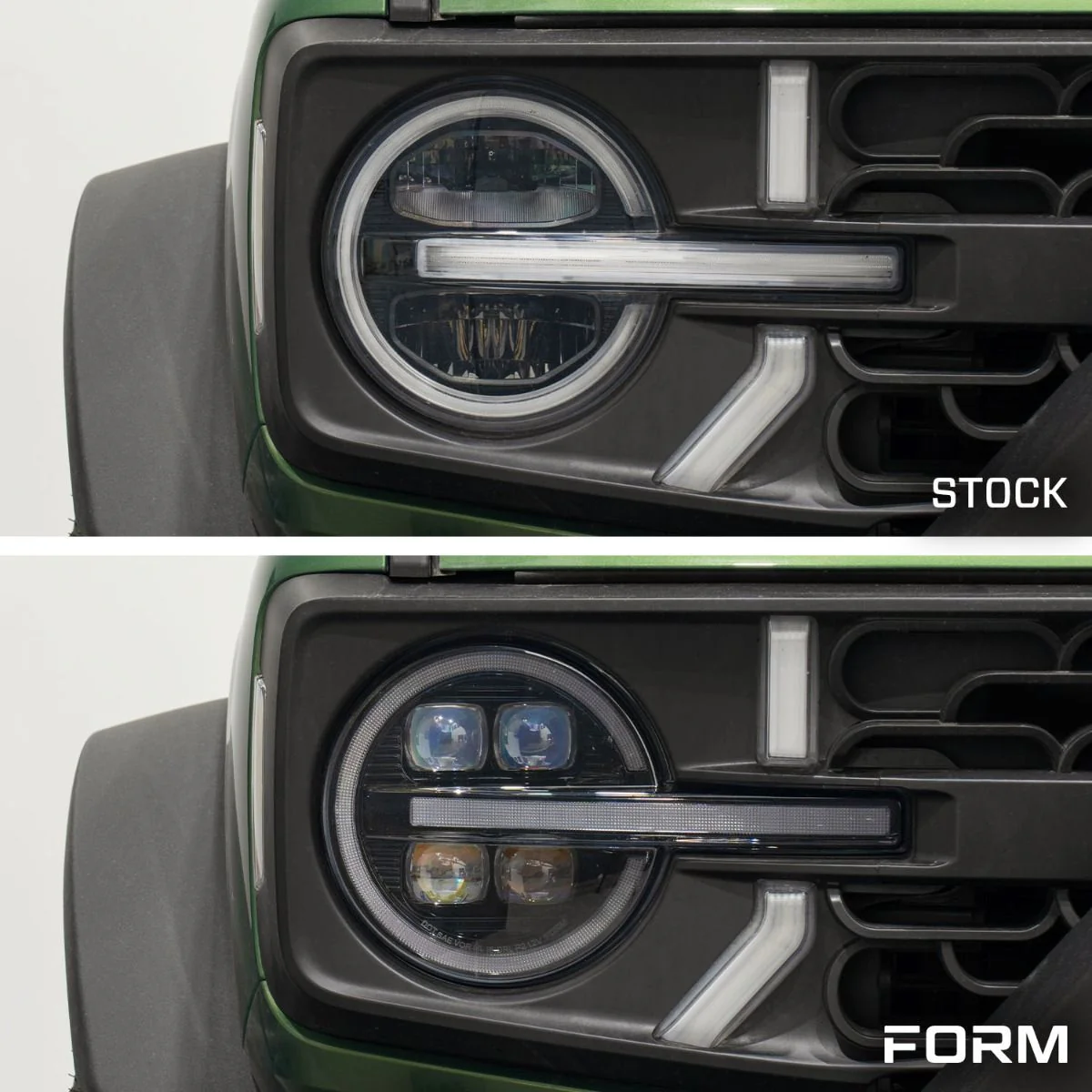 Form LED Projector Headlights for Ford Bronco (2021-2025) - Image 4