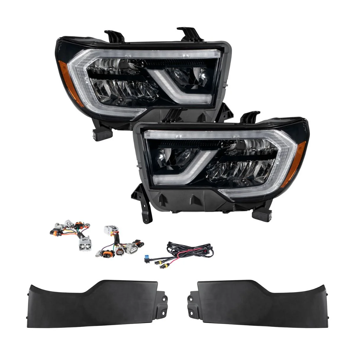 Form LED Reflector Headlights for Sequoia (2008-2017) - Image 2