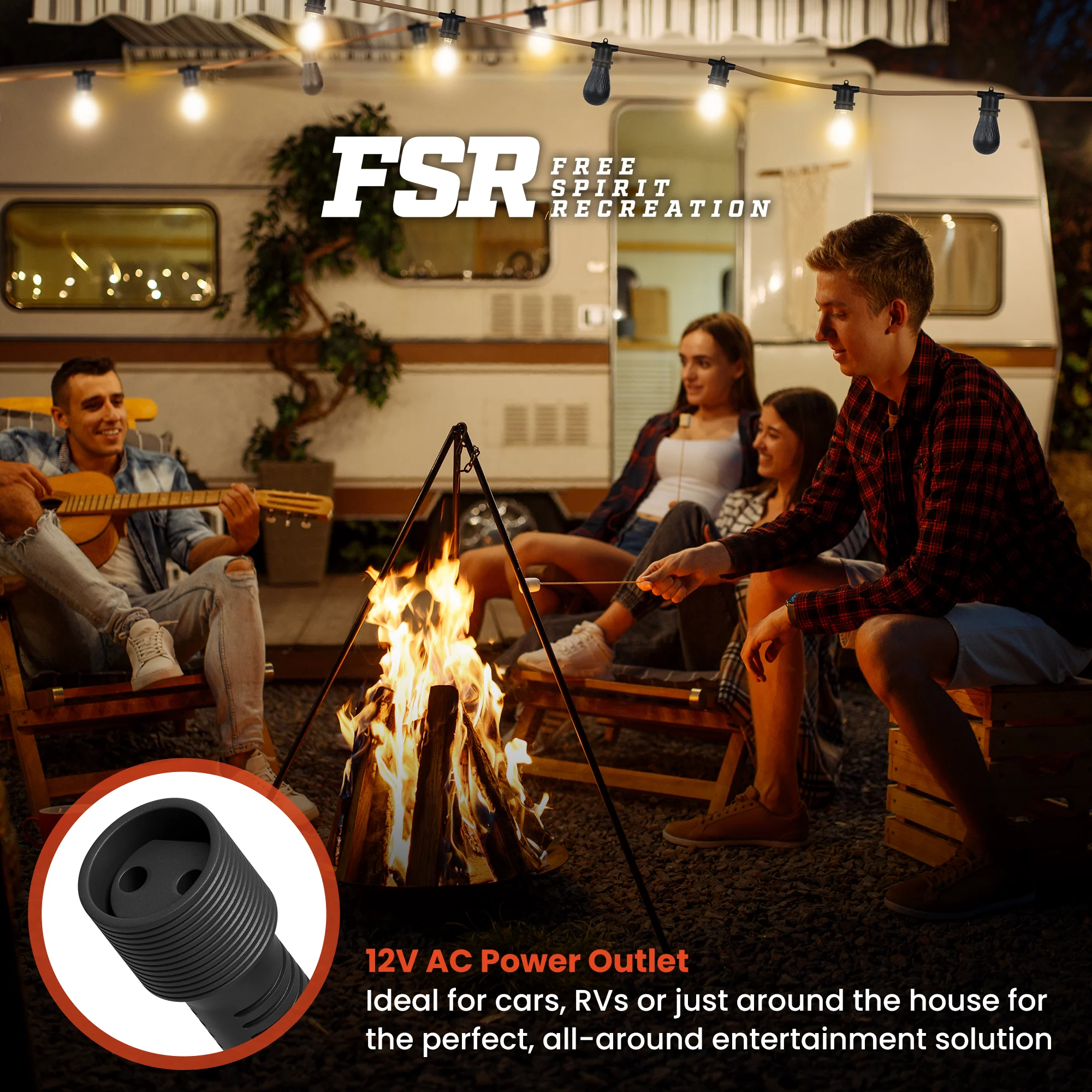 FSR LED / Speaker String Lights - Image 5