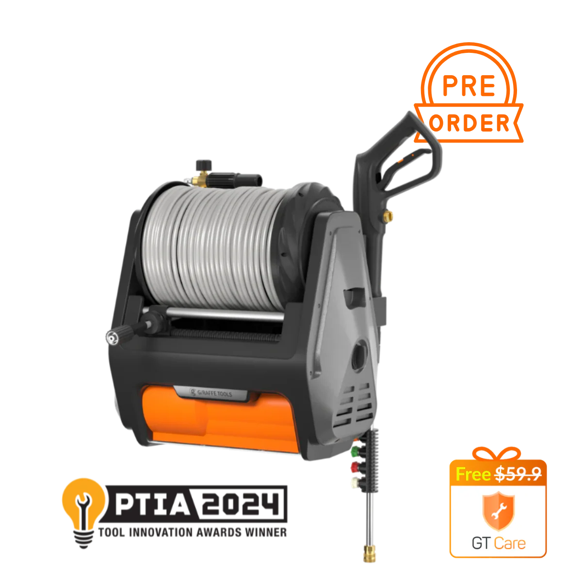 Giraffe Tools Grandfalls Retractable Pressure Washer PRO - Image 15