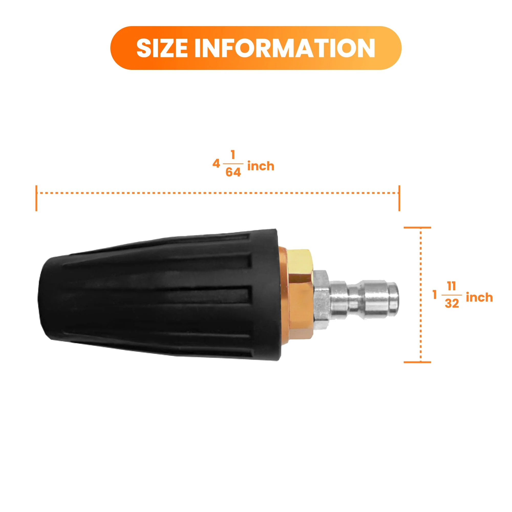 Giraffe Tools Pressure Washer Turbo Nozzle - Image 4