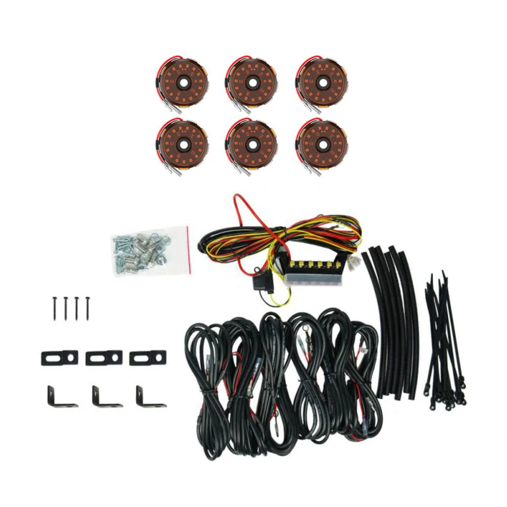KC HiLiTES Cyclone V2 LED 6-Light Universal Rock Light Kit - Image 5