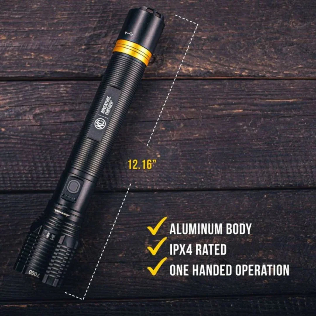 KC HiLites FLX™ 7K Rechargeable Flashlight - Image 6