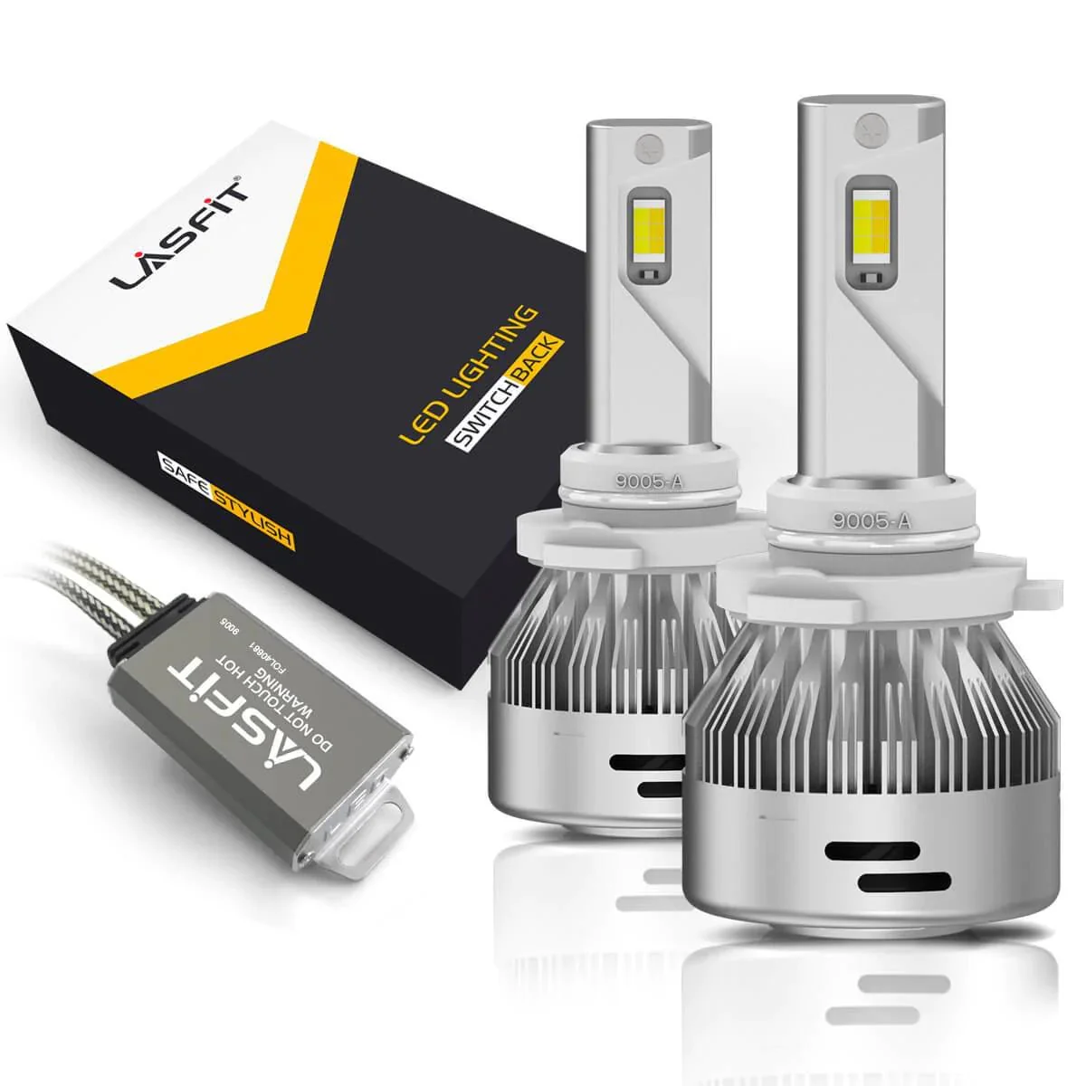 Lasfit LD Plus Switchback 9005 HB3 LED Bulbs Flip Chip 60W 2 Modes | 2 Bulbs - Image 12