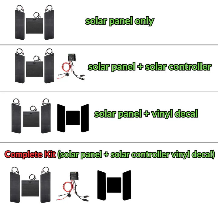 Lensun 80W Hood Solar Panel for 4Runner with Scoop (2003-2024) - Image 7