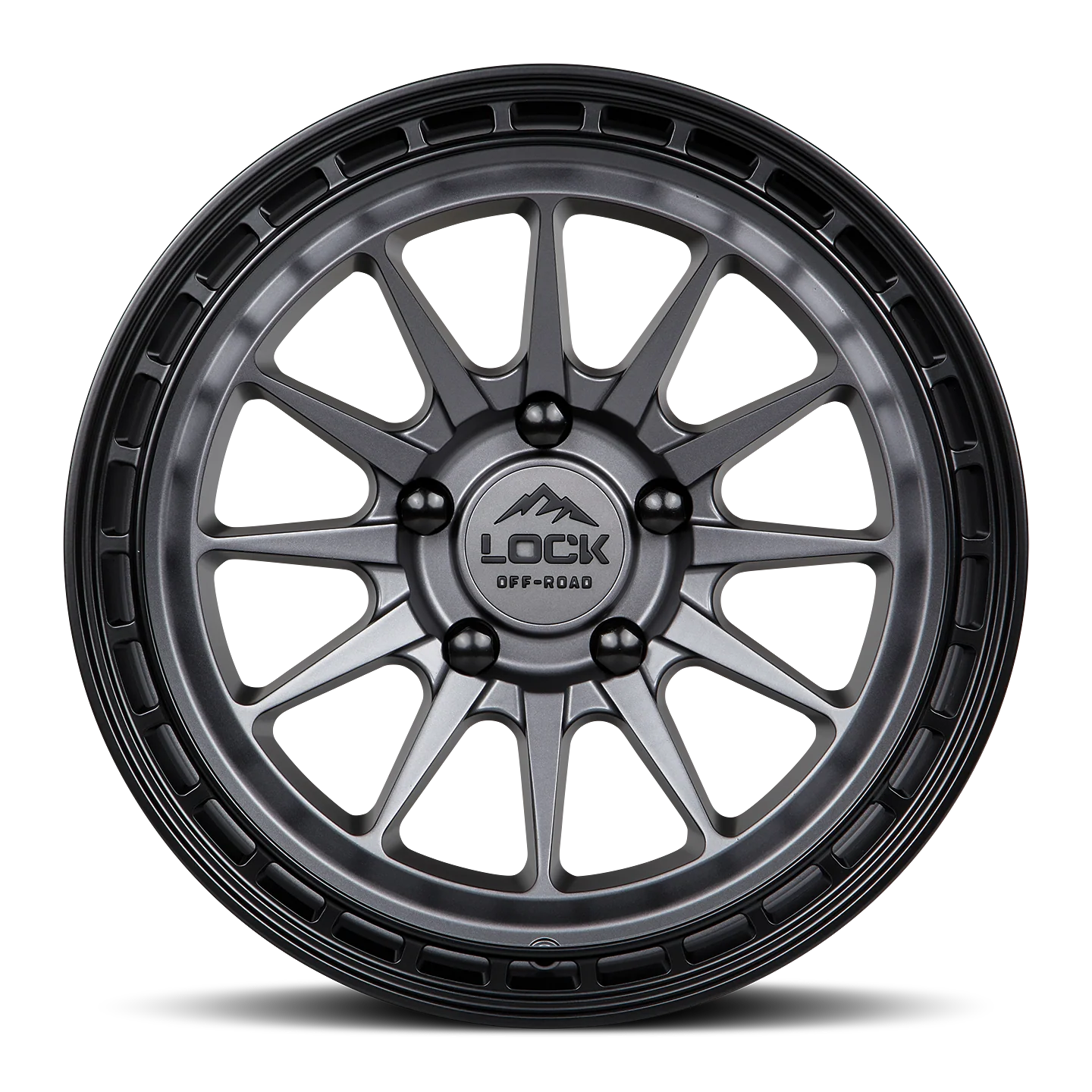 Lock Off-Road Baja Wheel (Matte Grey) - Image 2