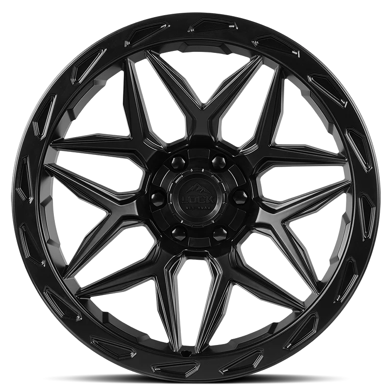 Lock Off-Road Matrix Wheel (Matte Black) - Image 2