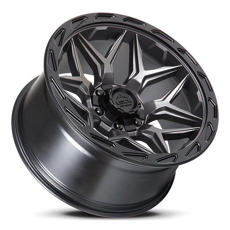 Lock Off-Road Matrix Wheel (Matte Grey) - Image 3