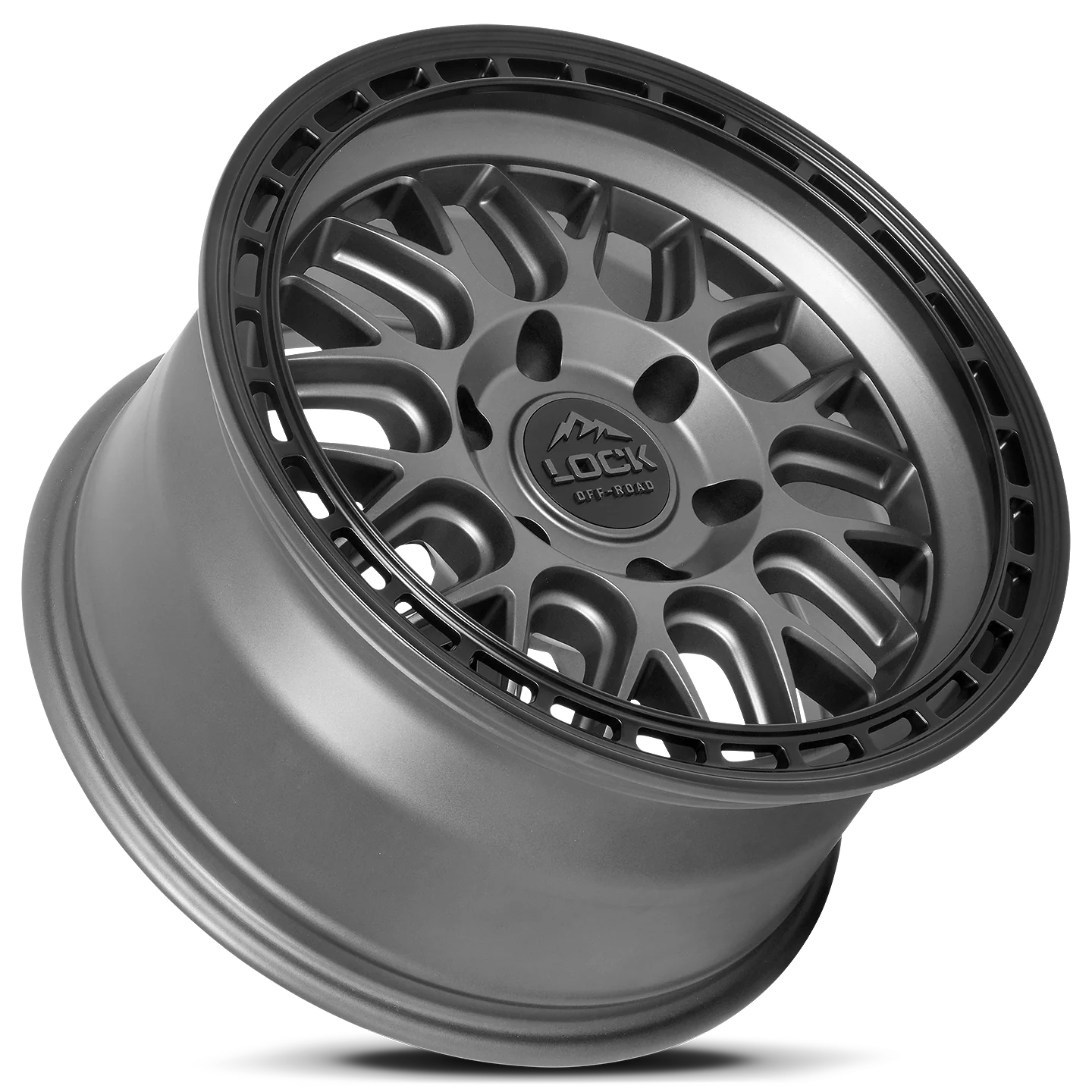 Lock Off-Road Onyx Wheel (Matte Grey) - Image 3