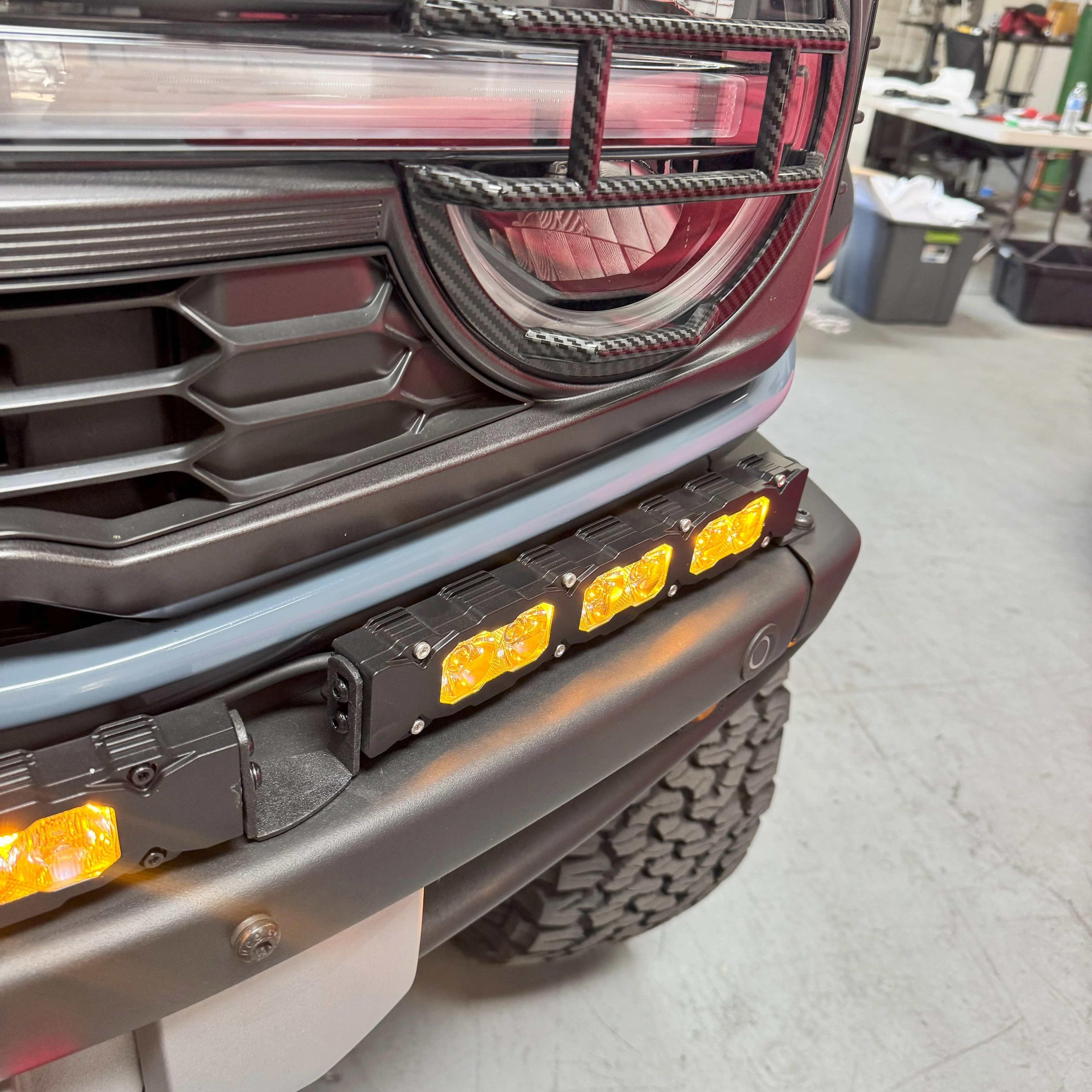 M&R Side Light Bars Extension for Ford Bronco Raptor (2021-2025) - Image 2
