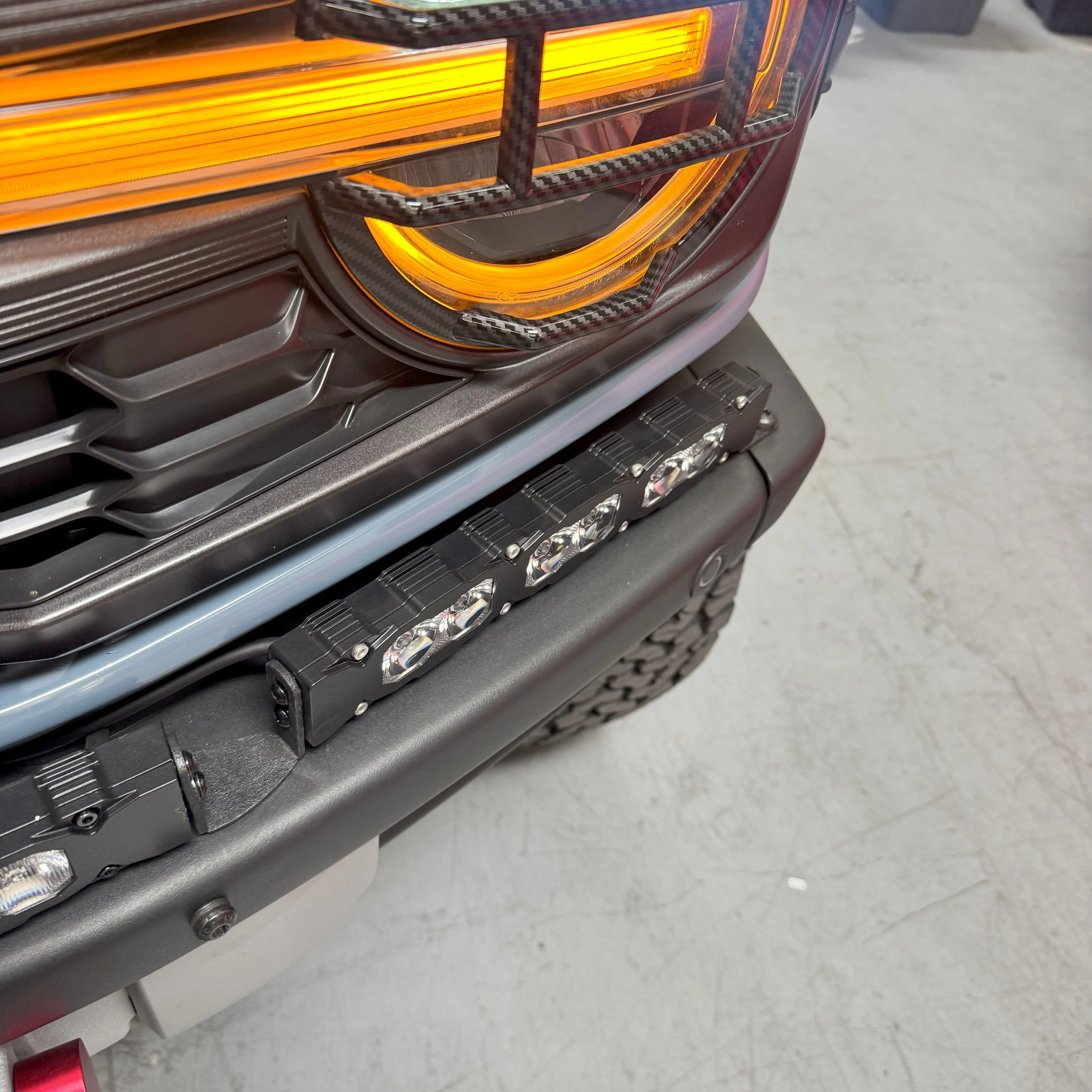 M&R Side Light Bars Extension for Ford Bronco Raptor (2021-2025) - Image 3