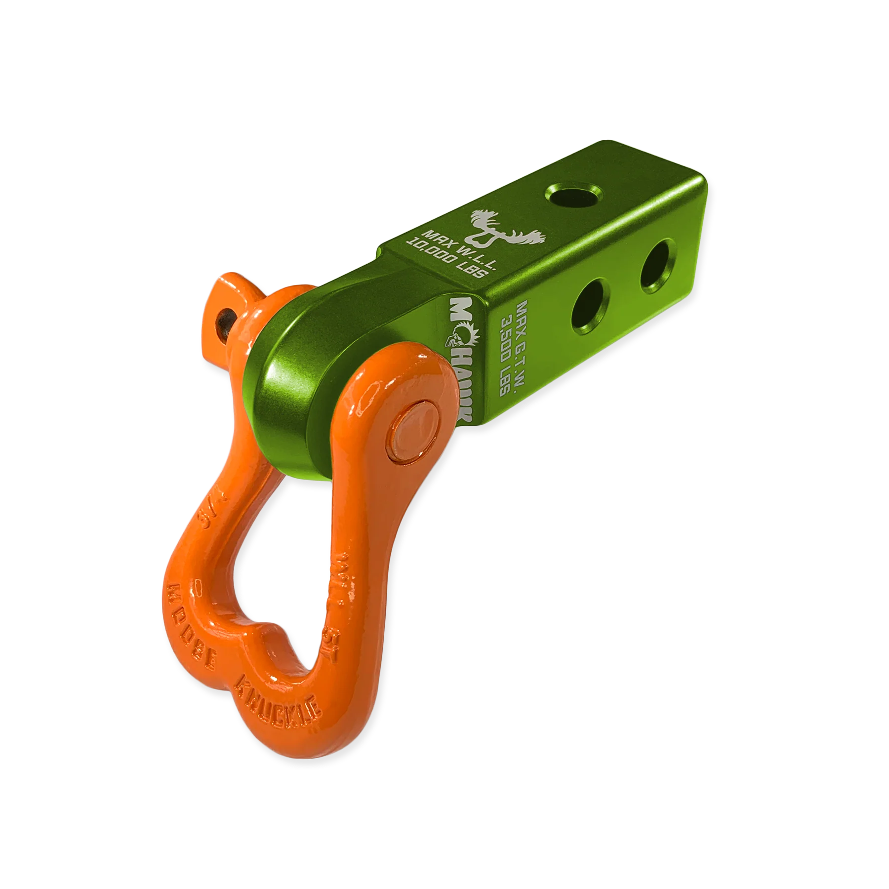 Moose Knuckle XL 3/4 Shackle and Green Mohawk 2.0 Receiver Combo - Image 10
