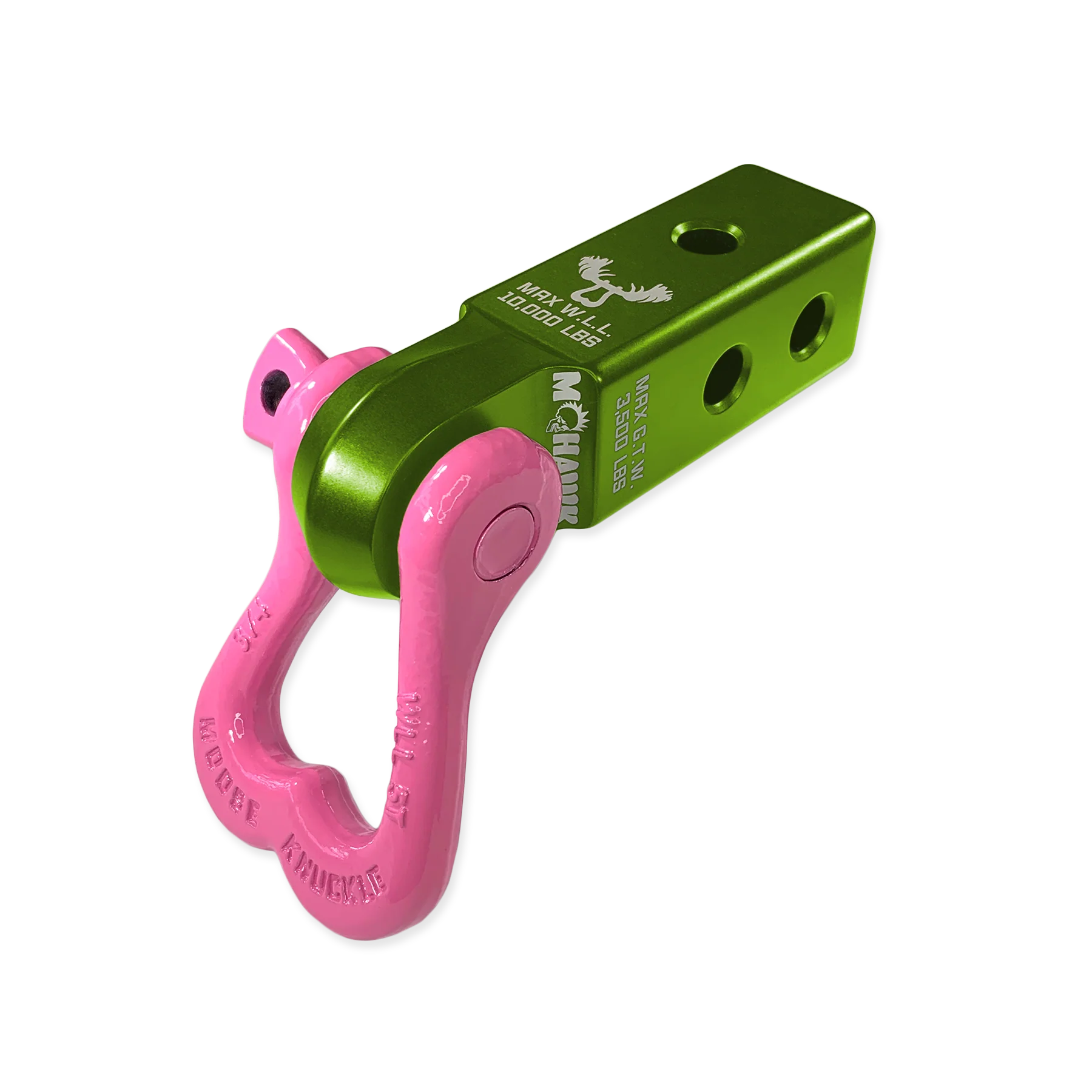 Moose Knuckle XL 3/4 Shackle and Green Mohawk 2.0 Receiver Combo - Image 14