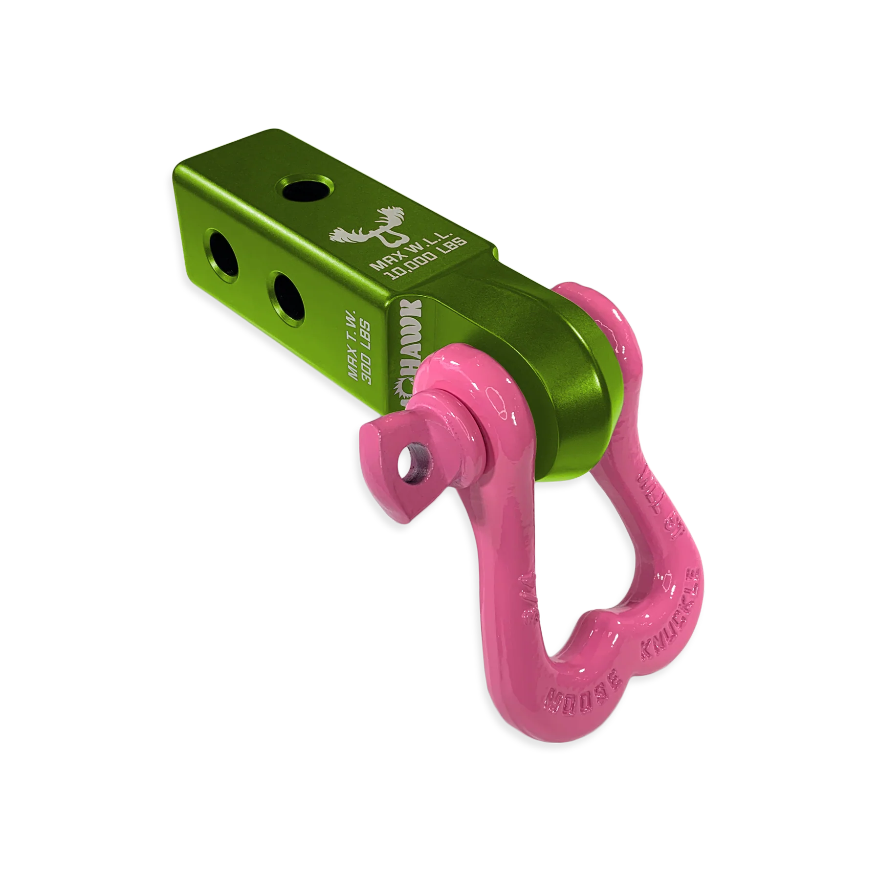 Moose Knuckle XL 3/4 Shackle and Green Mohawk 2.0 Receiver Combo - Image 15