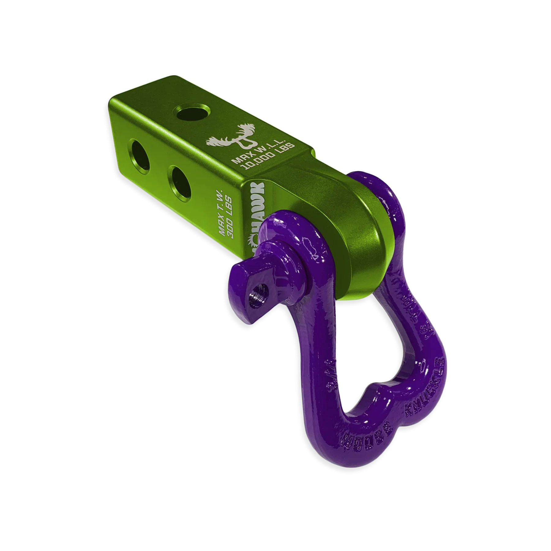 Moose Knuckle XL 3/4 Shackle and Green Mohawk 2.0 Receiver Combo - Image 3