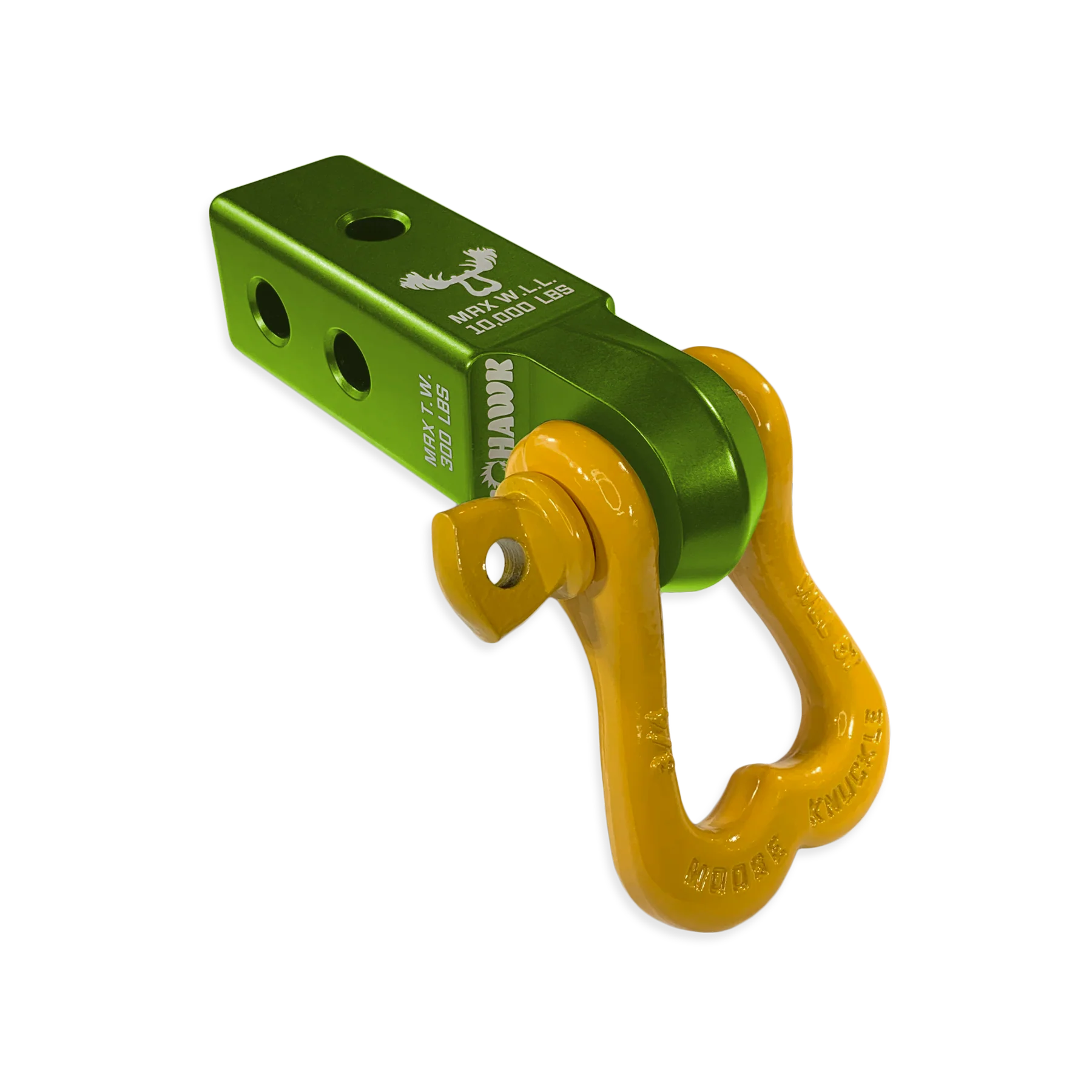 Moose Knuckle XL 3/4 Shackle and Green Mohawk 2.0 Receiver Combo - Image 9