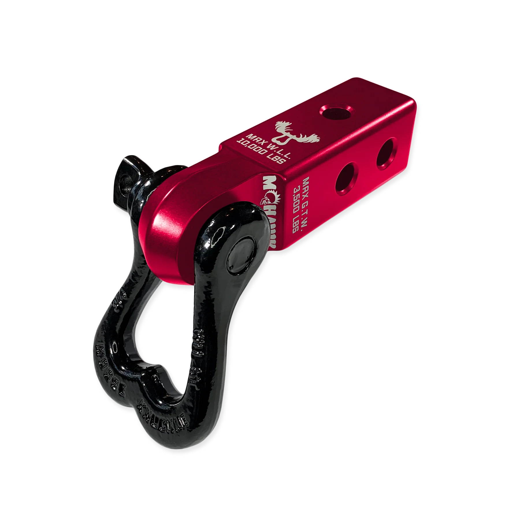 Moose Knuckle XL 3/4 Shackle and Red Mohawk 2.0 Receiver Combo - Image 16
