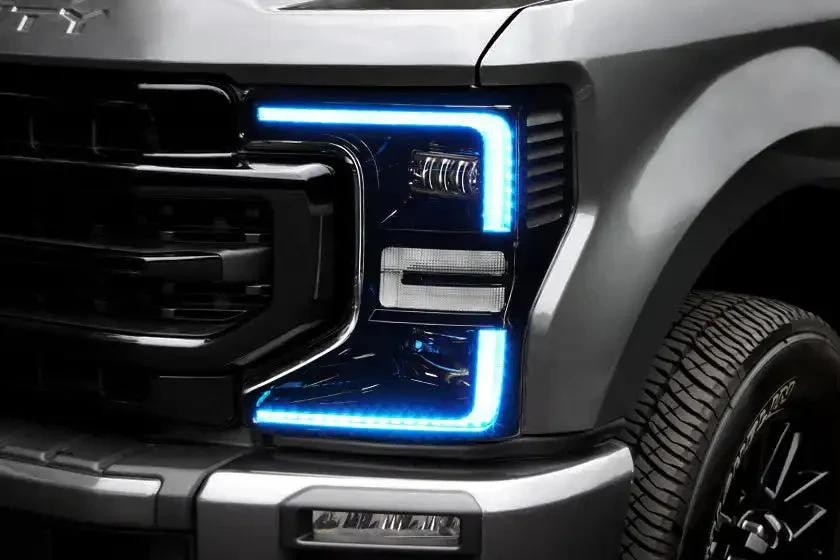 ORACLE Lighting Dynamic ColorSHIFT Headlight DRL Upgrade Kit with Switchback Turn Signals for Ford F-250 & F-350 Super Duty (2020-2022) - Image 39