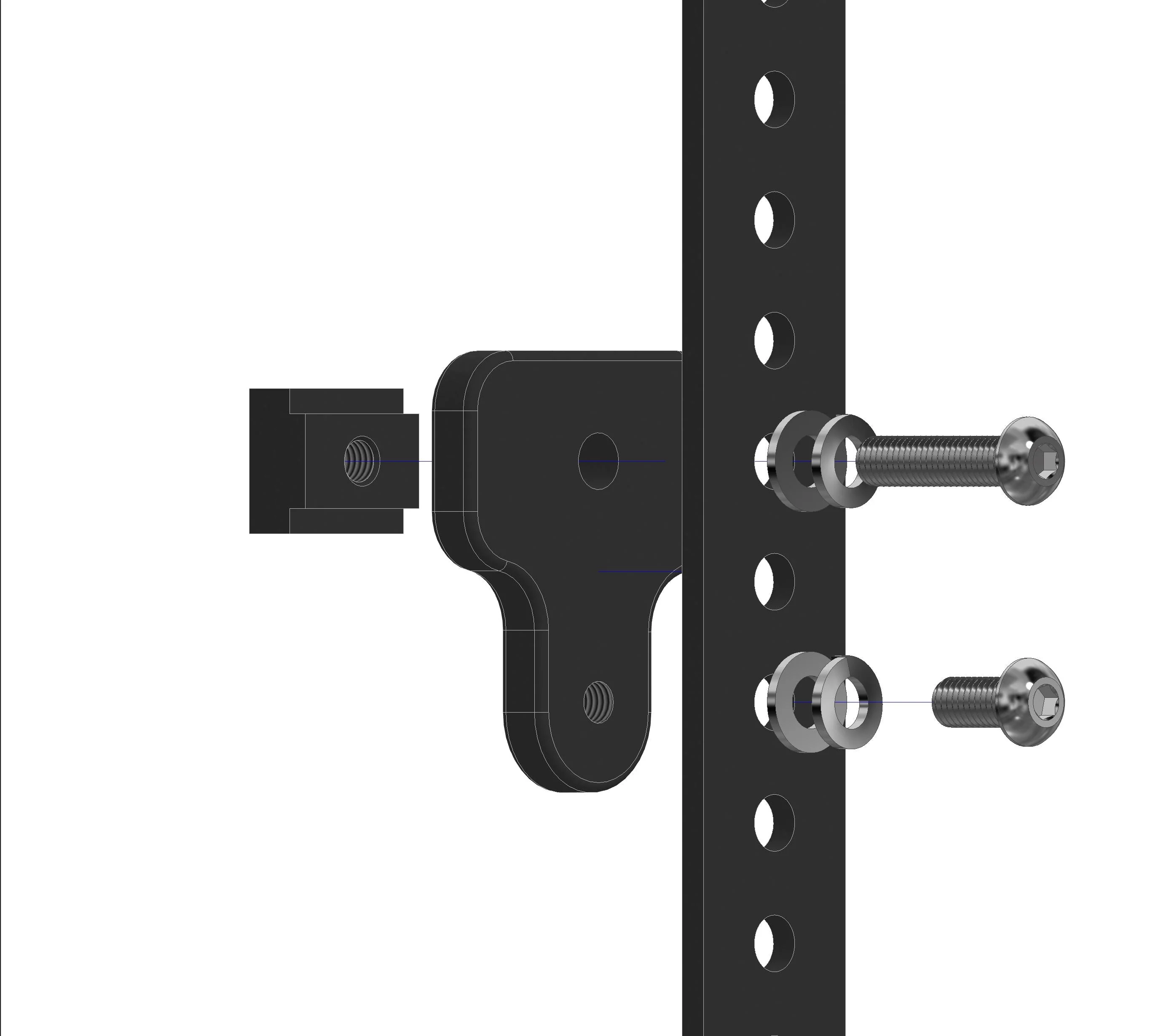 Overland Kitted MAXTRAX Bed Rail Mount - Image 7