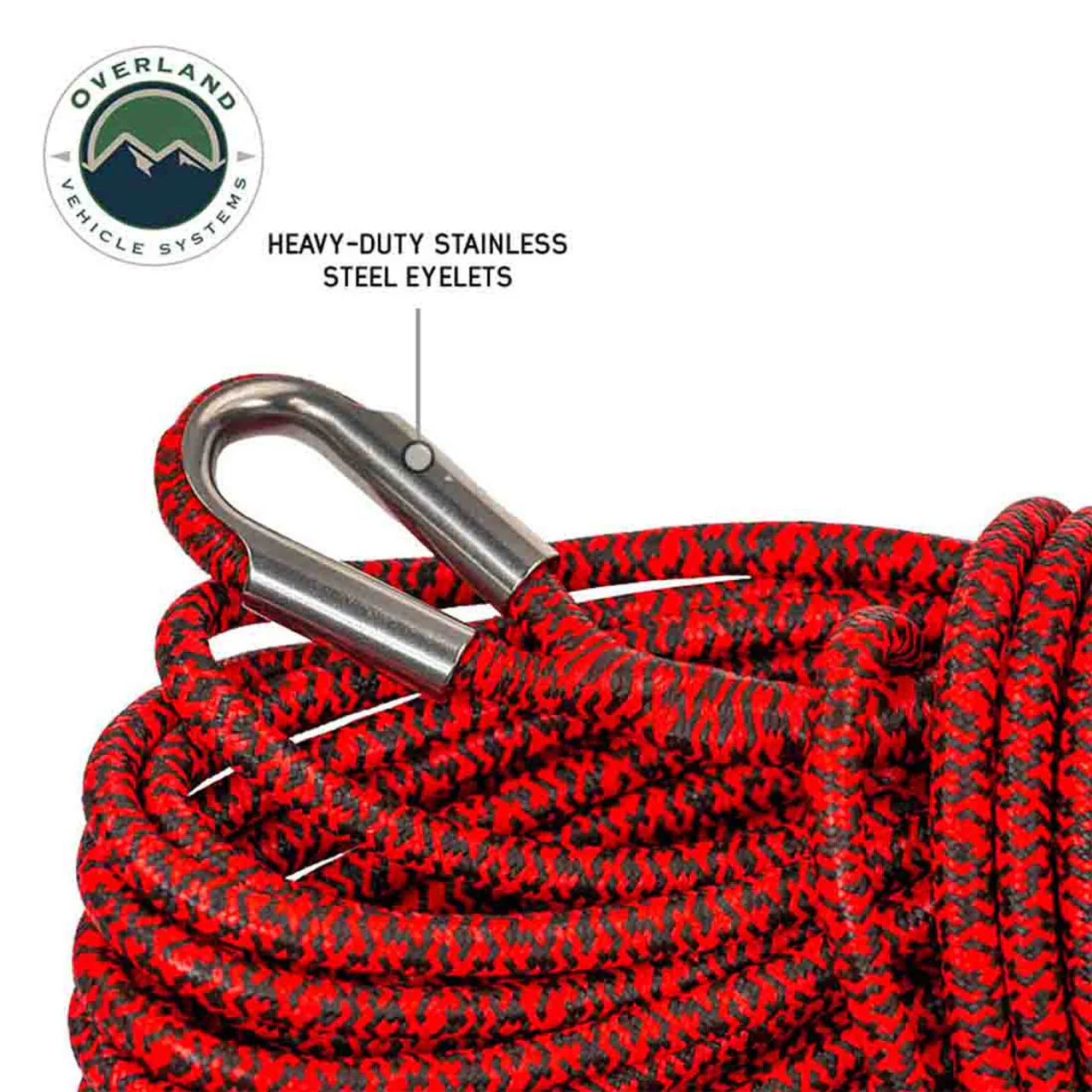 OVS Brute Recovery Winch Line With Synthetic Performance Fibers 3/8"x 85' with Storage Bag - Image 3