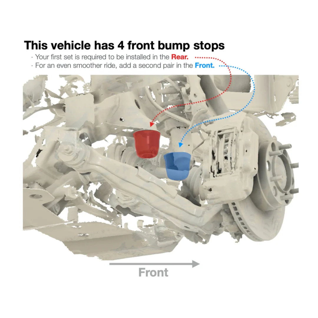 Perry Parts Front Bump Stops for Tundra (2007-2021) - Image 8