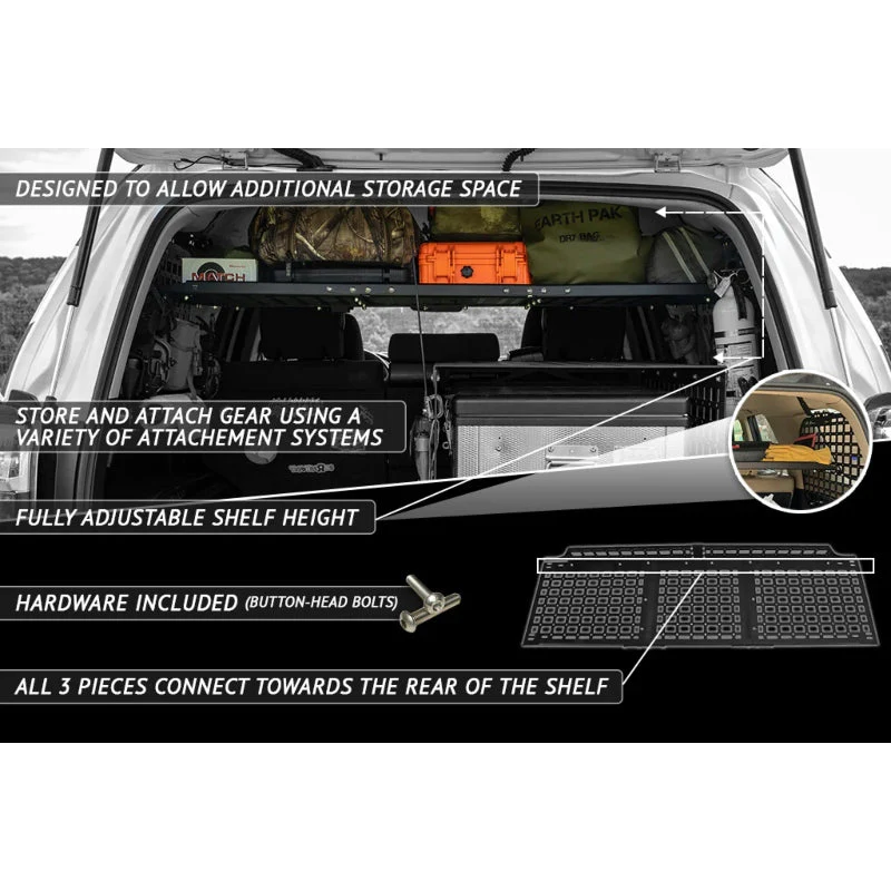 Rago Fabrication Molle Storage Panel Shelf for  4Runner (2010-2023) - Image 5