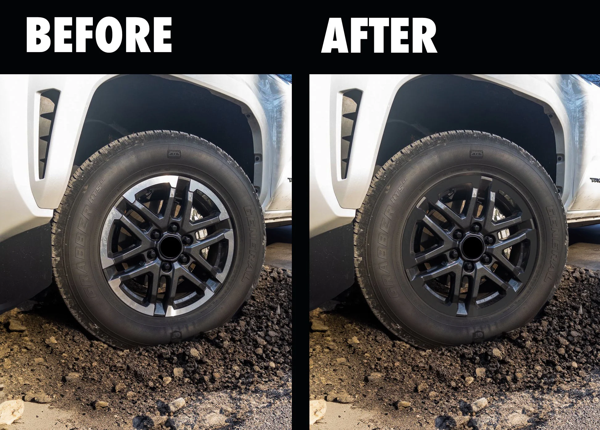 Rave Off-Road Sport Wheel Vinyl Blackout Kit for Tacoma (2024-2026) - Image 3